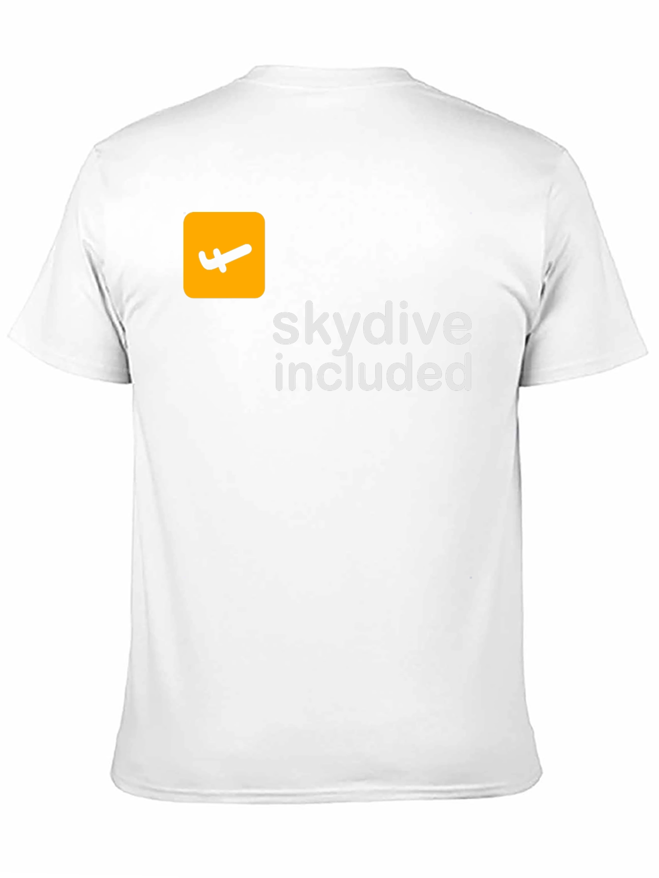 Skydive Included Graphic Tee - Black Cotton T-Shirt