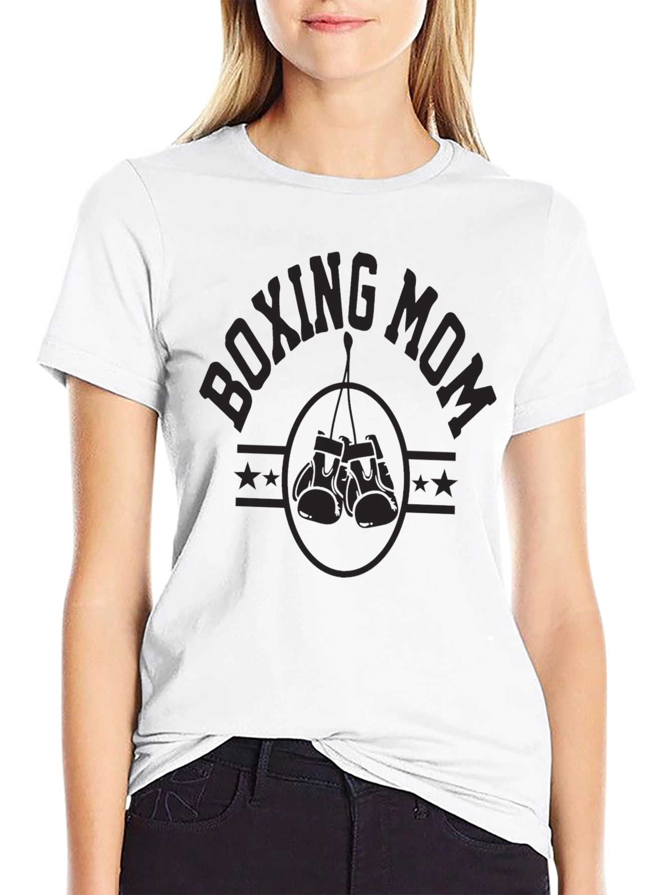 Boxing Mom Graphic T-Shirt