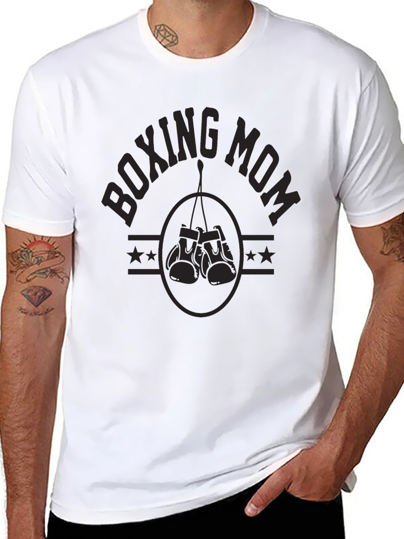 Boxing Mom Graphic T-Shirt