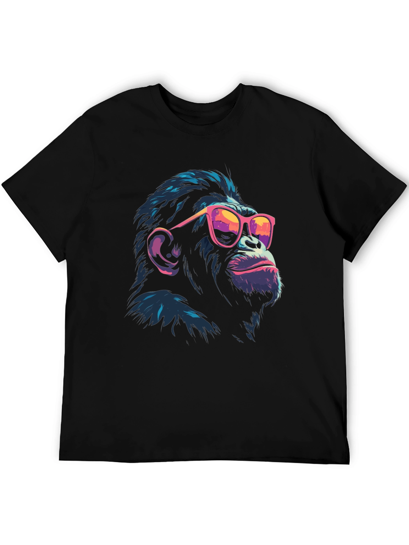 Cool Chimp Graphic Tee - Stylish Black T-Shirt
