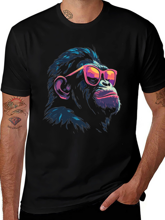 Cool Chimp Graphic Tee - Stylish Black T-Shirt