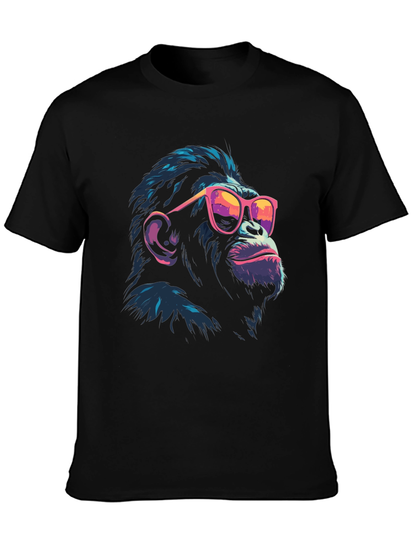 Cool Chimp Graphic Tee - Stylish Black T-Shirt