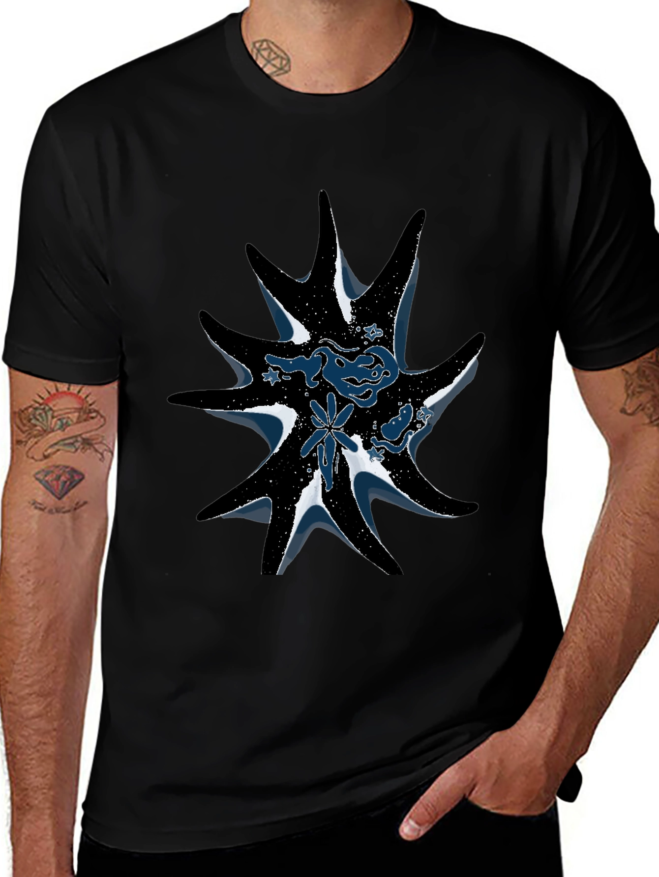 Cosmic Burst Graphic T-Shirt - Modern Streetwear