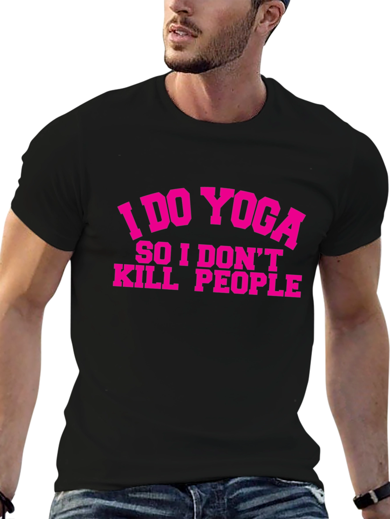 Yoga Motivation T-Shirt - Humorous Fitness Tee