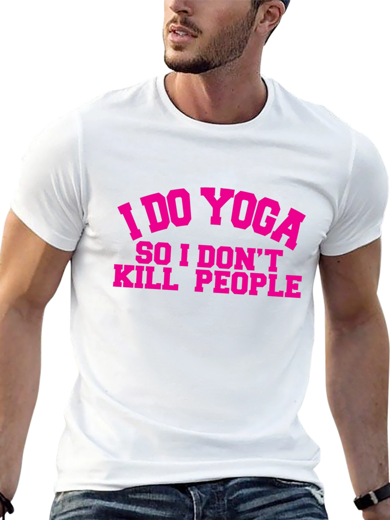 Yoga Motivation T-Shirt - Humorous Fitness Tee