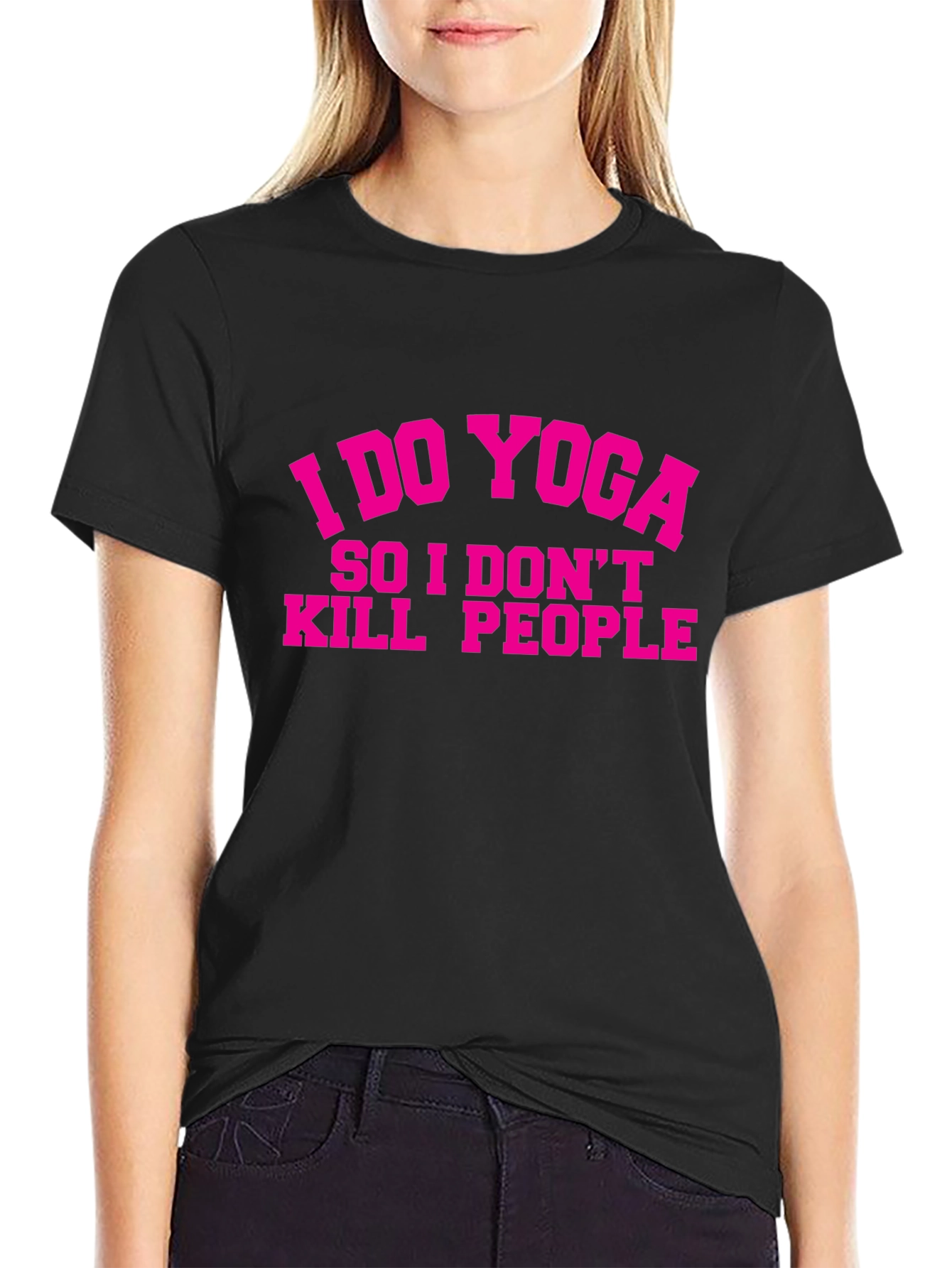Yoga Motivation T-Shirt - Humorous Fitness Tee