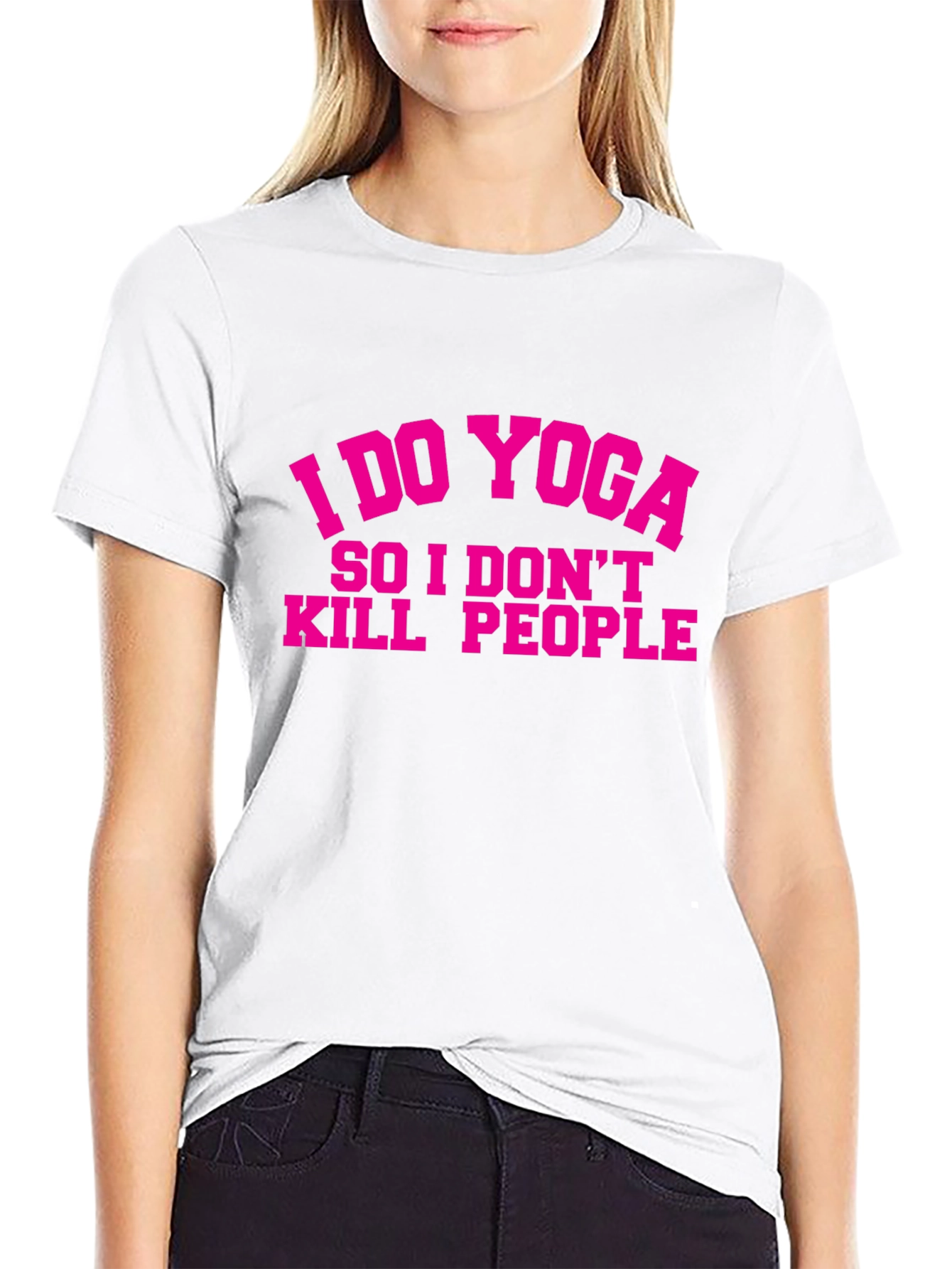 Yoga Motivation T-Shirt - Humorous Fitness Tee