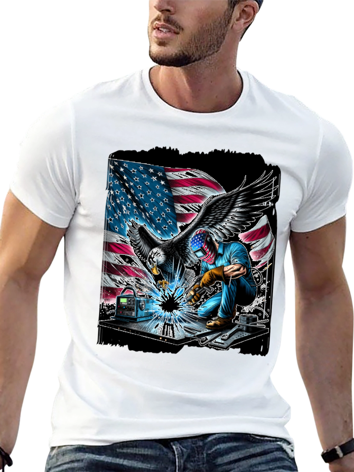American Welder Eagle T-Shirt