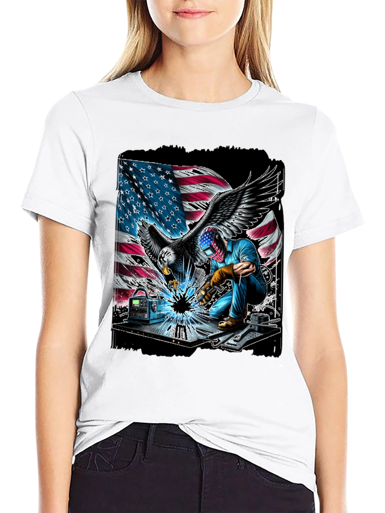 American Welder Eagle T-Shirt