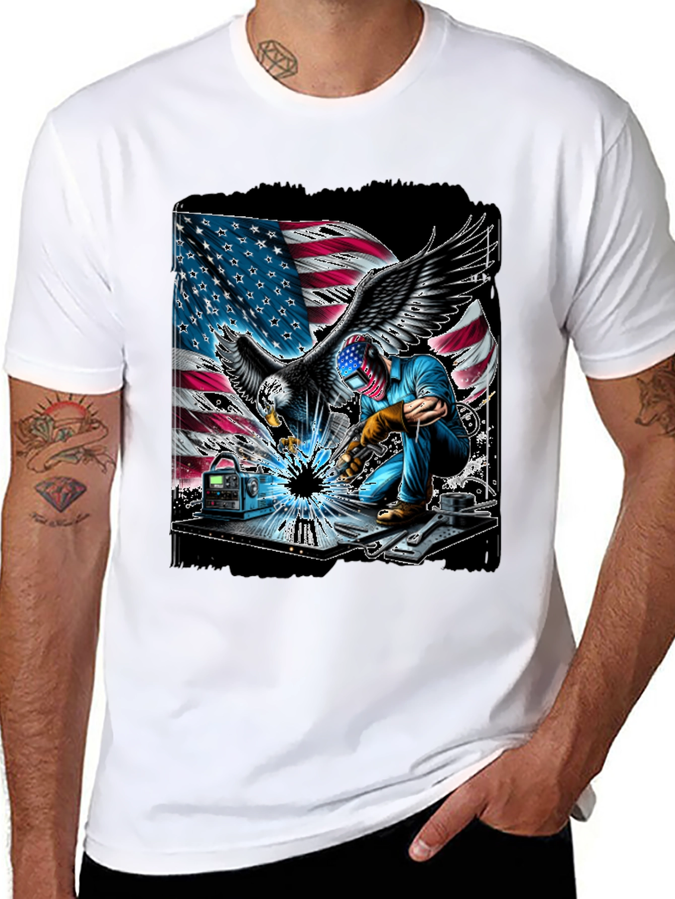 American Welder Eagle T-Shirt
