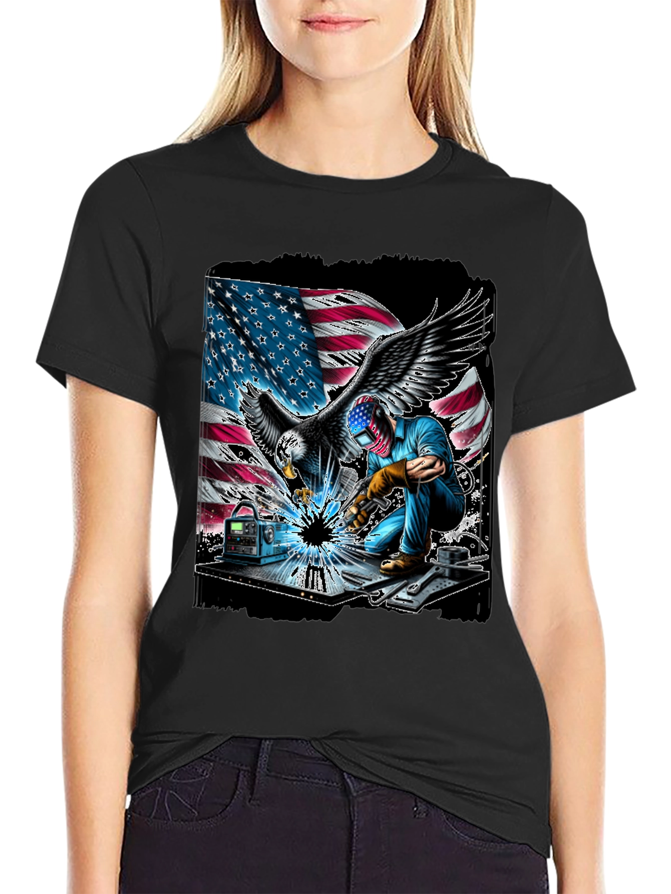 American Welder Eagle T-Shirt
