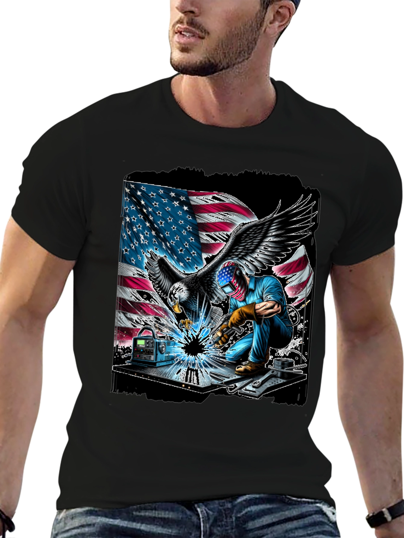 American Welder Eagle T-Shirt