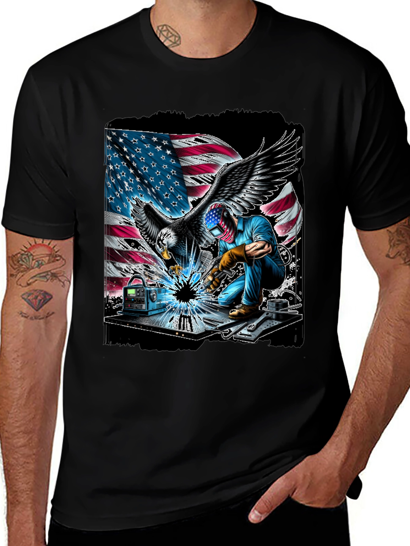American Welder Eagle T-Shirt