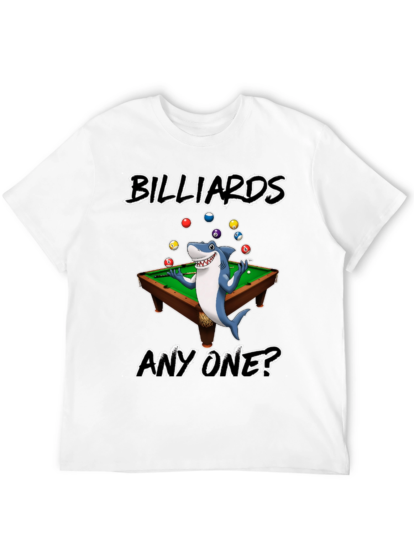 Billiards Shark Graphic T-Shirt