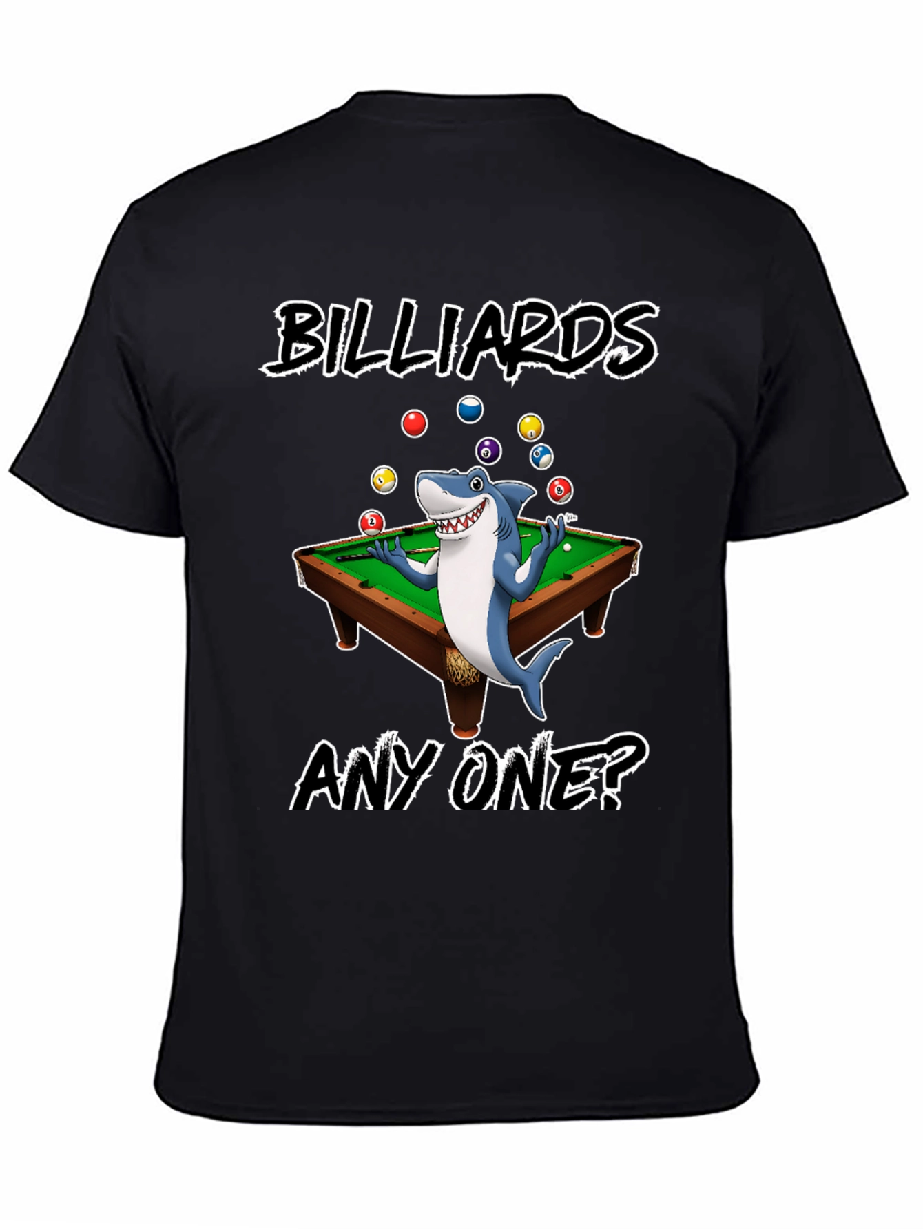 Billiards Shark Graphic T-Shirt