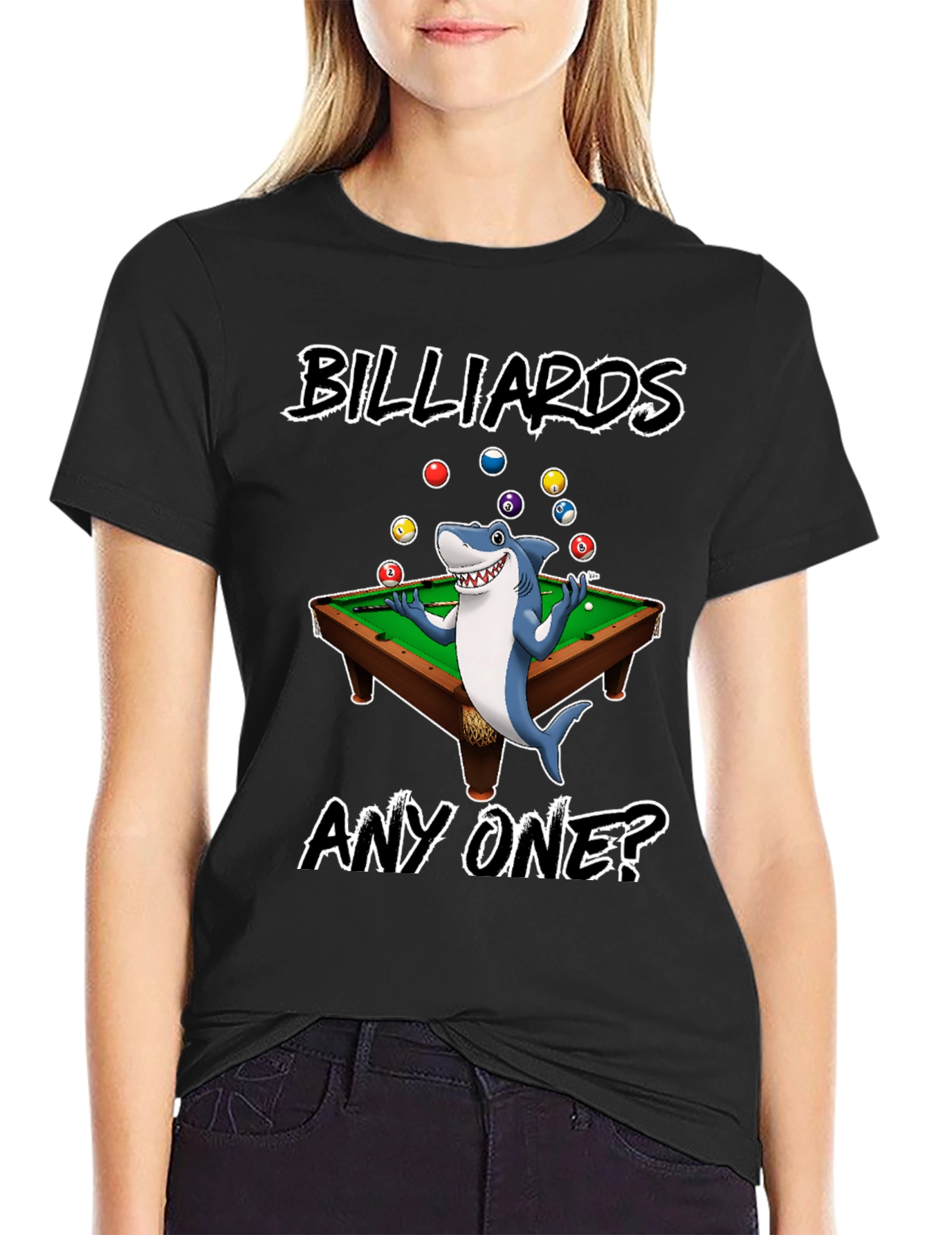 Billiards Shark Graphic T-Shirt