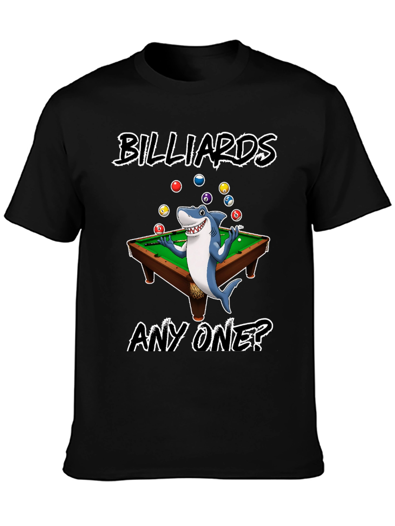 Billiards Shark Graphic T-Shirt