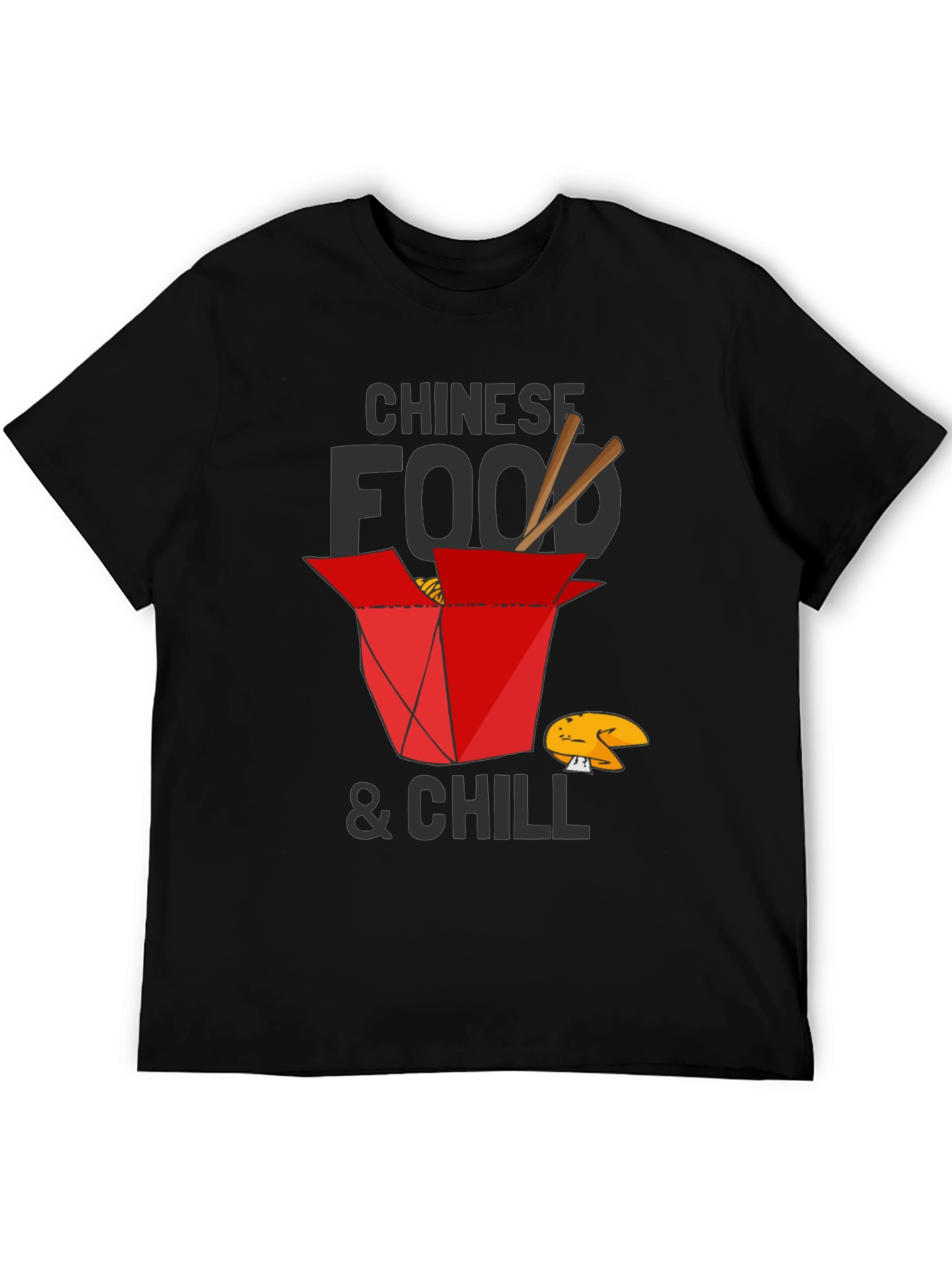 Chinese Food and Chill Graphic T-Shirt