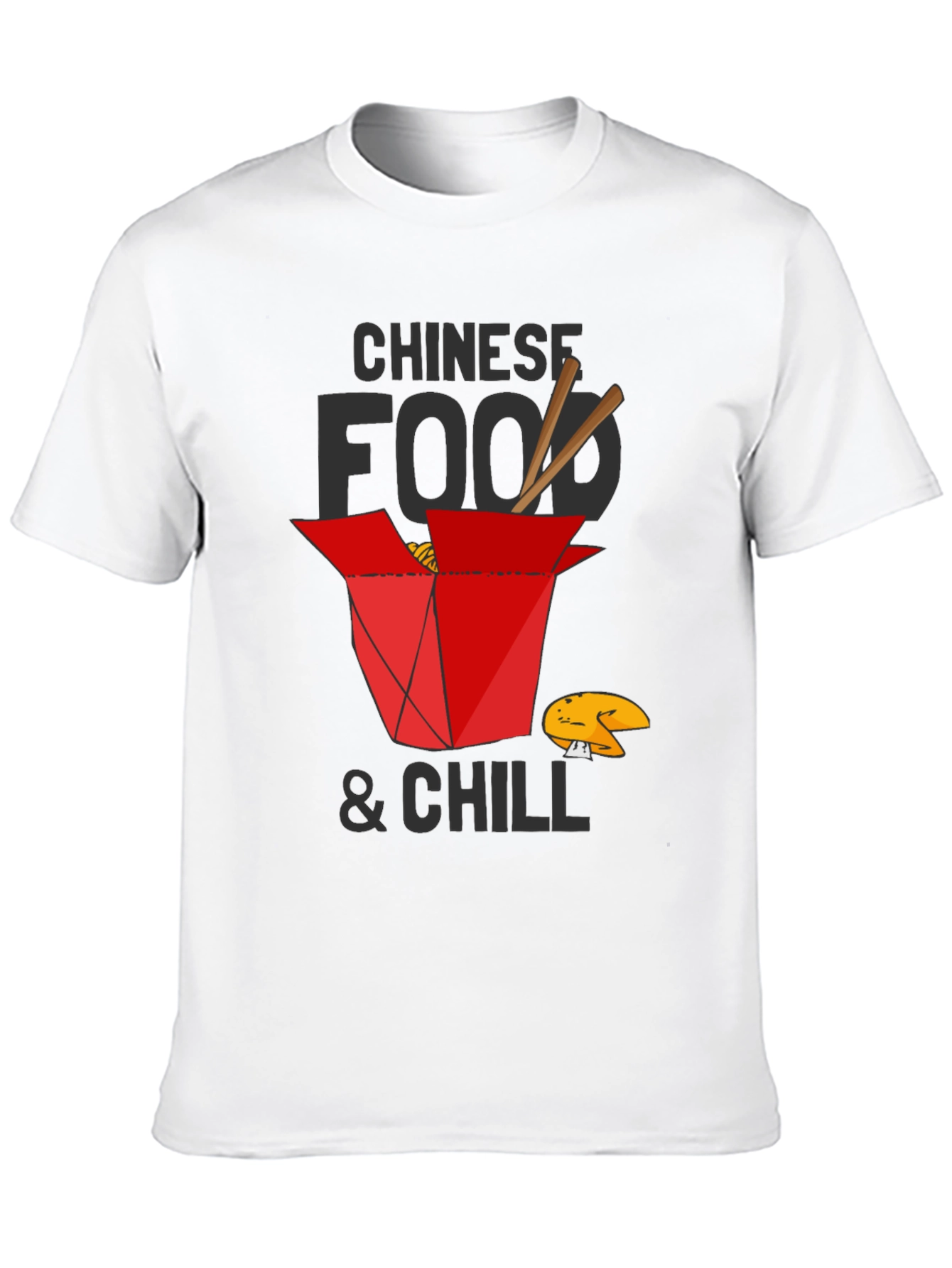 Chinese Food and Chill Graphic T-Shirt