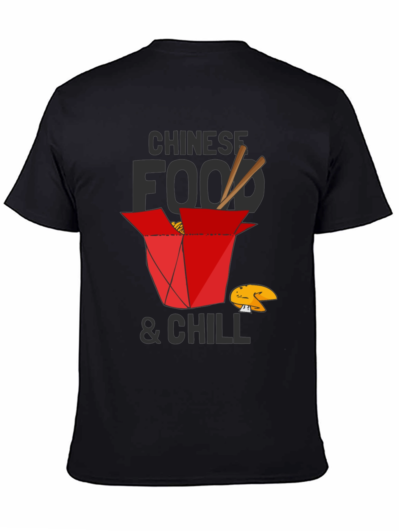 Chinese Food and Chill Graphic T-Shirt
