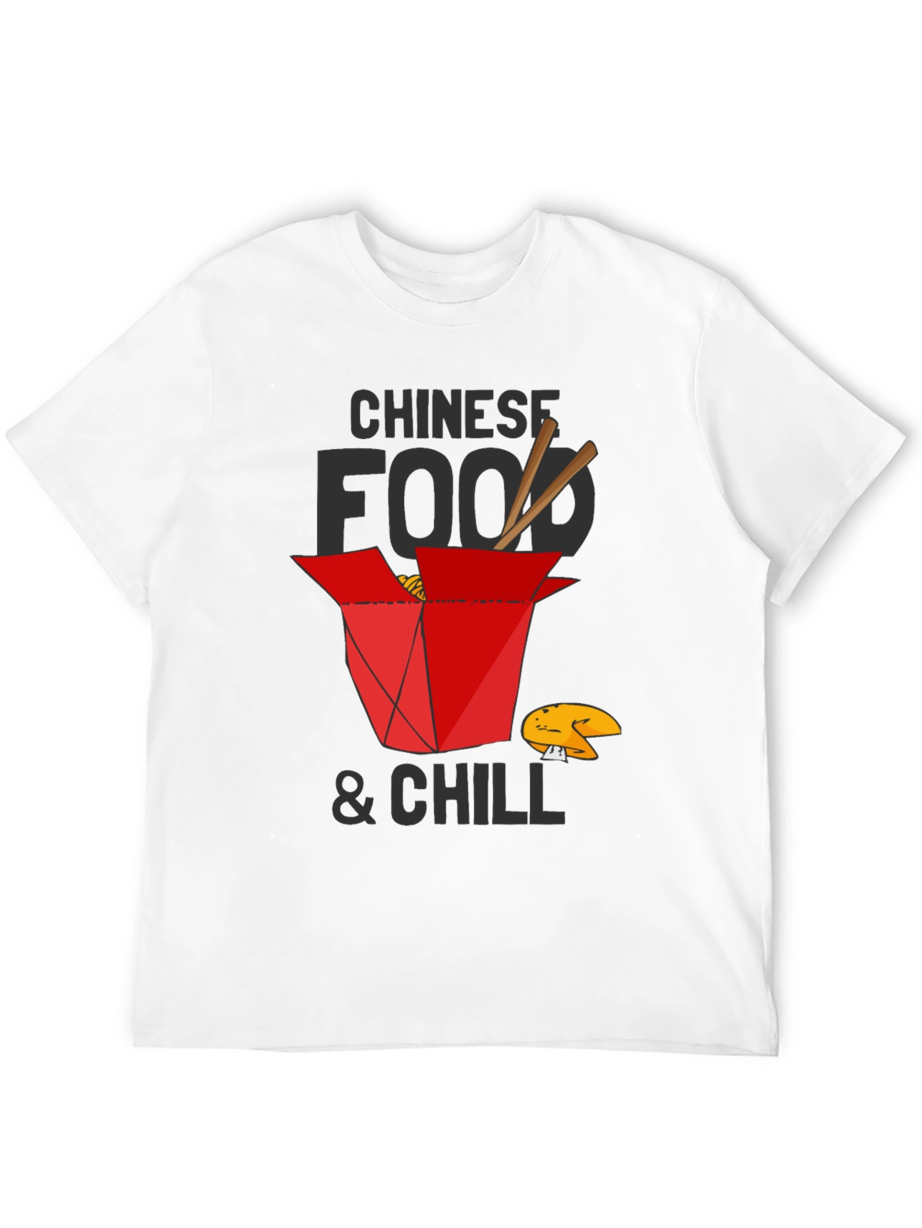 Chinese Food and Chill Graphic T-Shirt