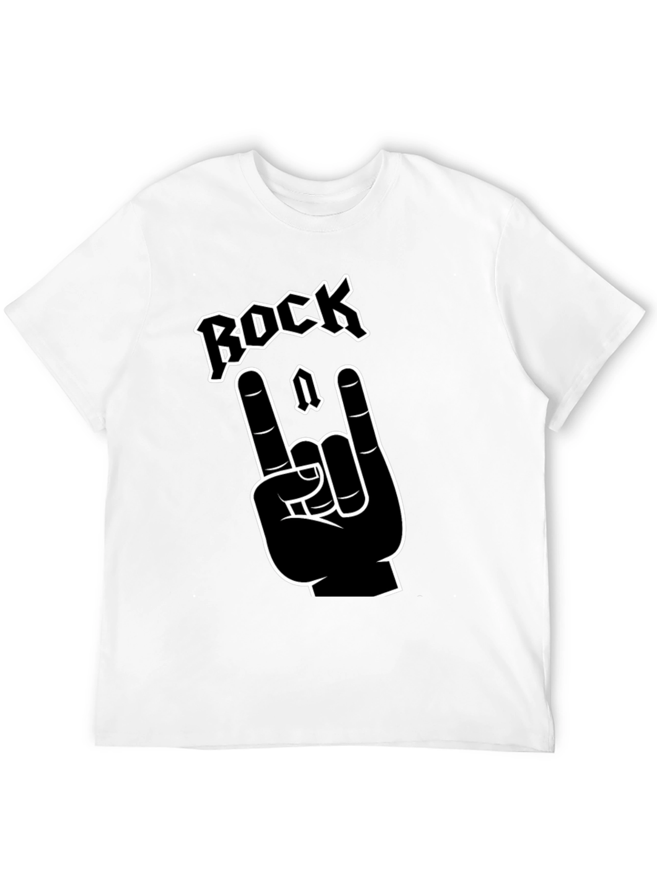 Rock On Hand Graphic T-Shirt