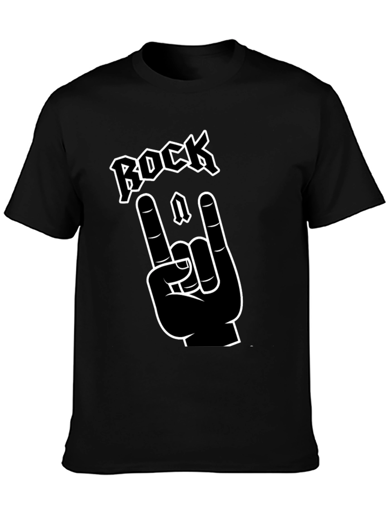 Rock On Hand Graphic T-Shirt