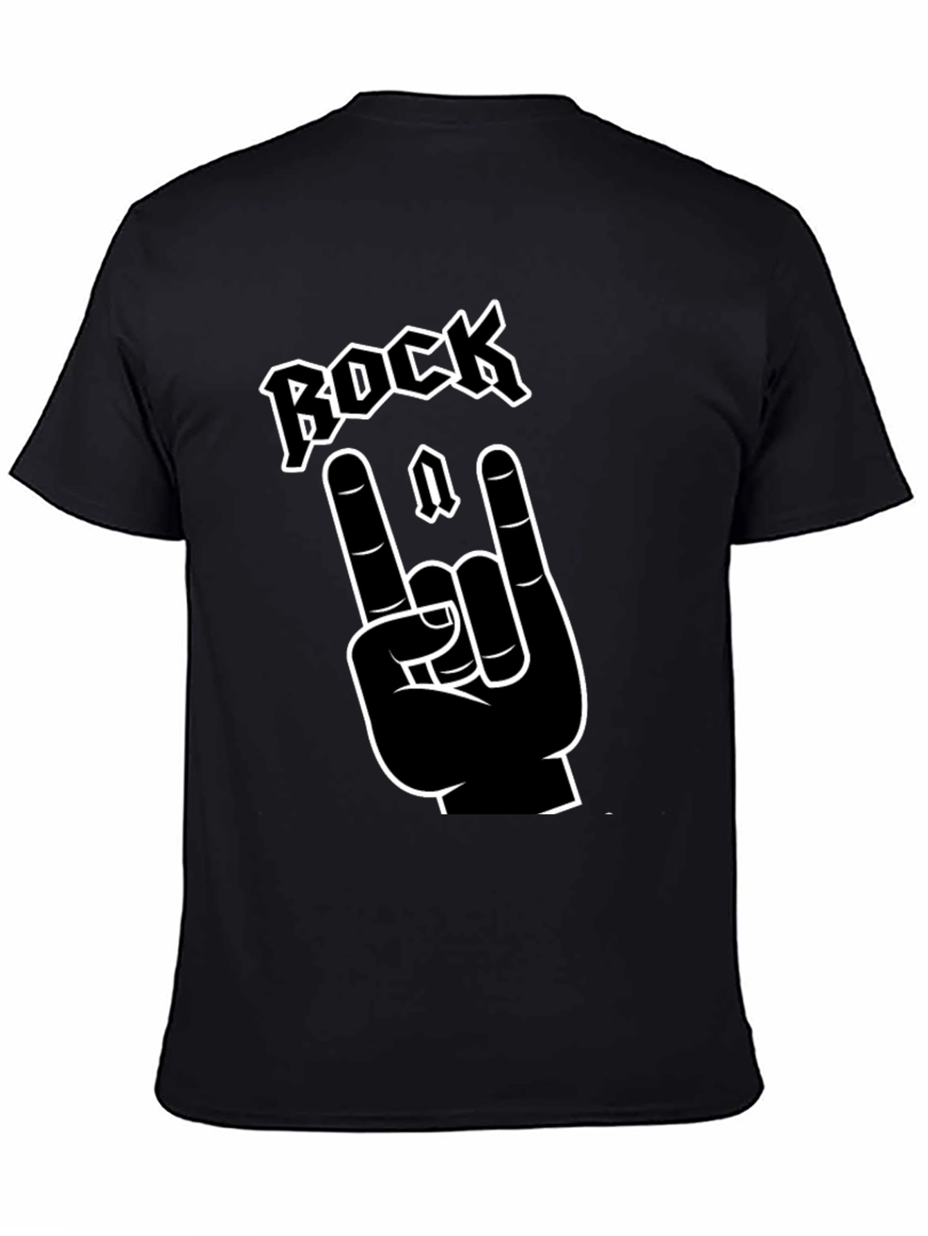 Rock On Hand Graphic T-Shirt
