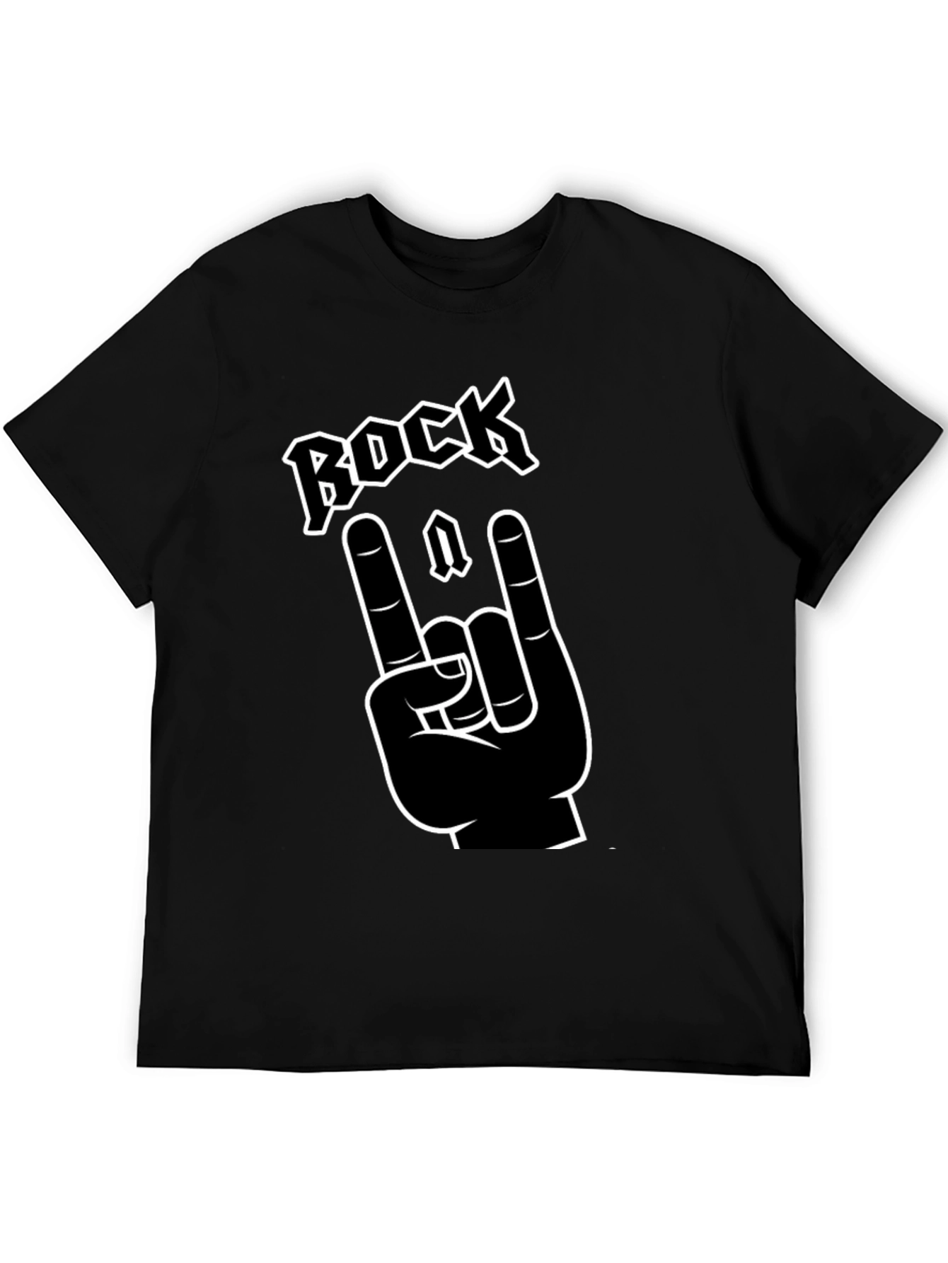 Rock On Hand Graphic T-Shirt