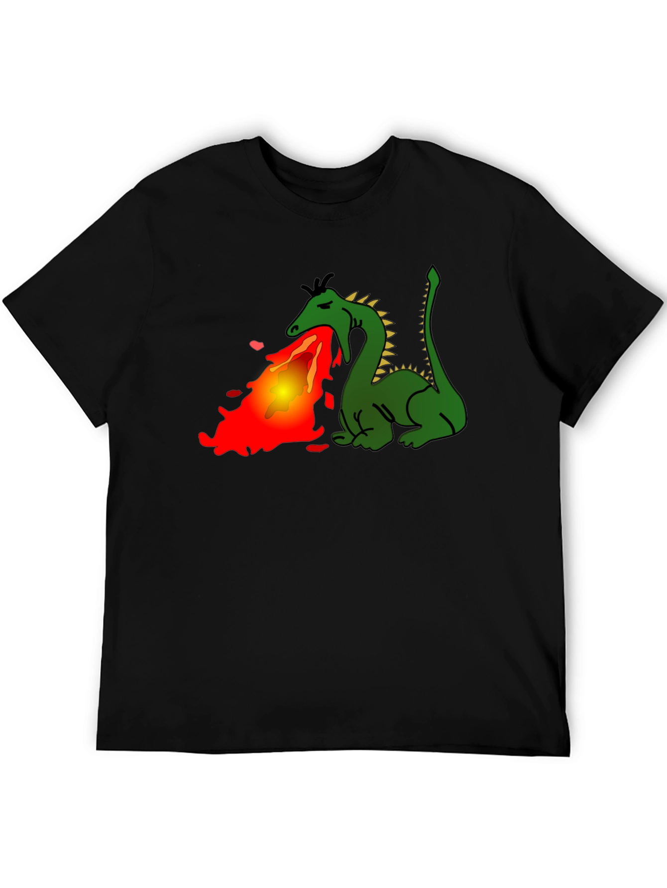 Dragon Fire Black T-Shirt