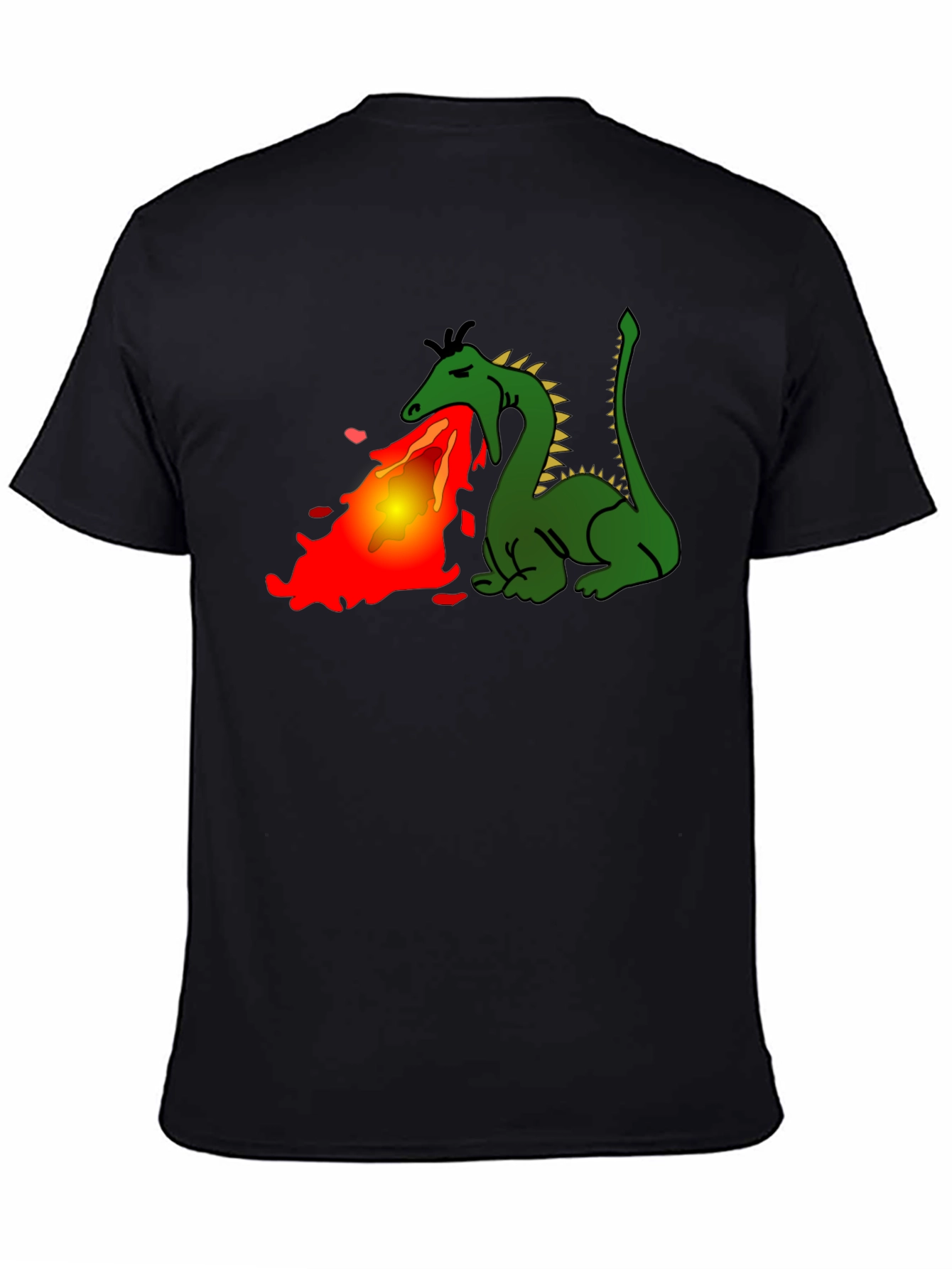 Dragon Fire Black T-Shirt