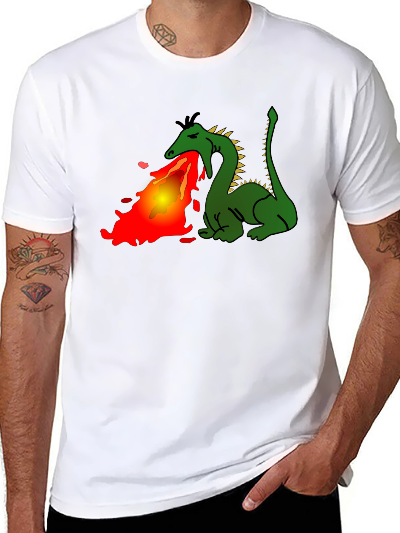 Dragon Fire Black T-Shirt