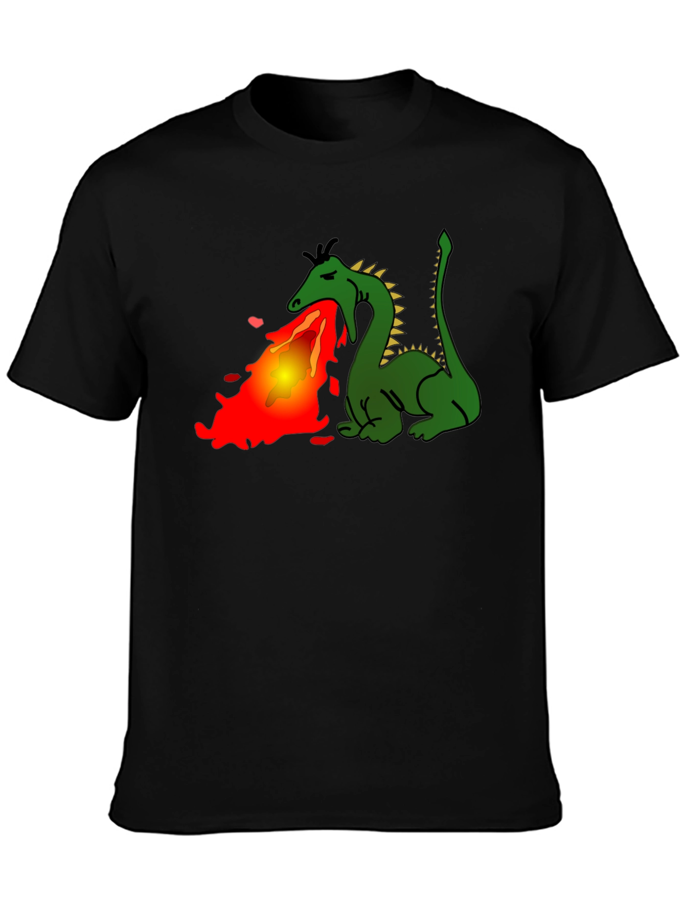 Dragon Fire Black T-Shirt