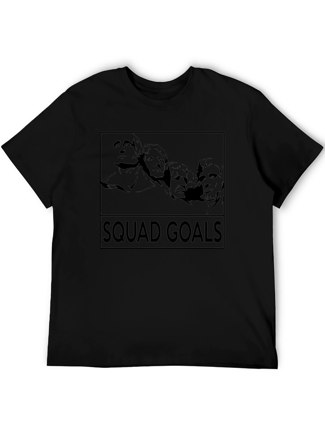 Squad Goals Graphic Tee - Black
