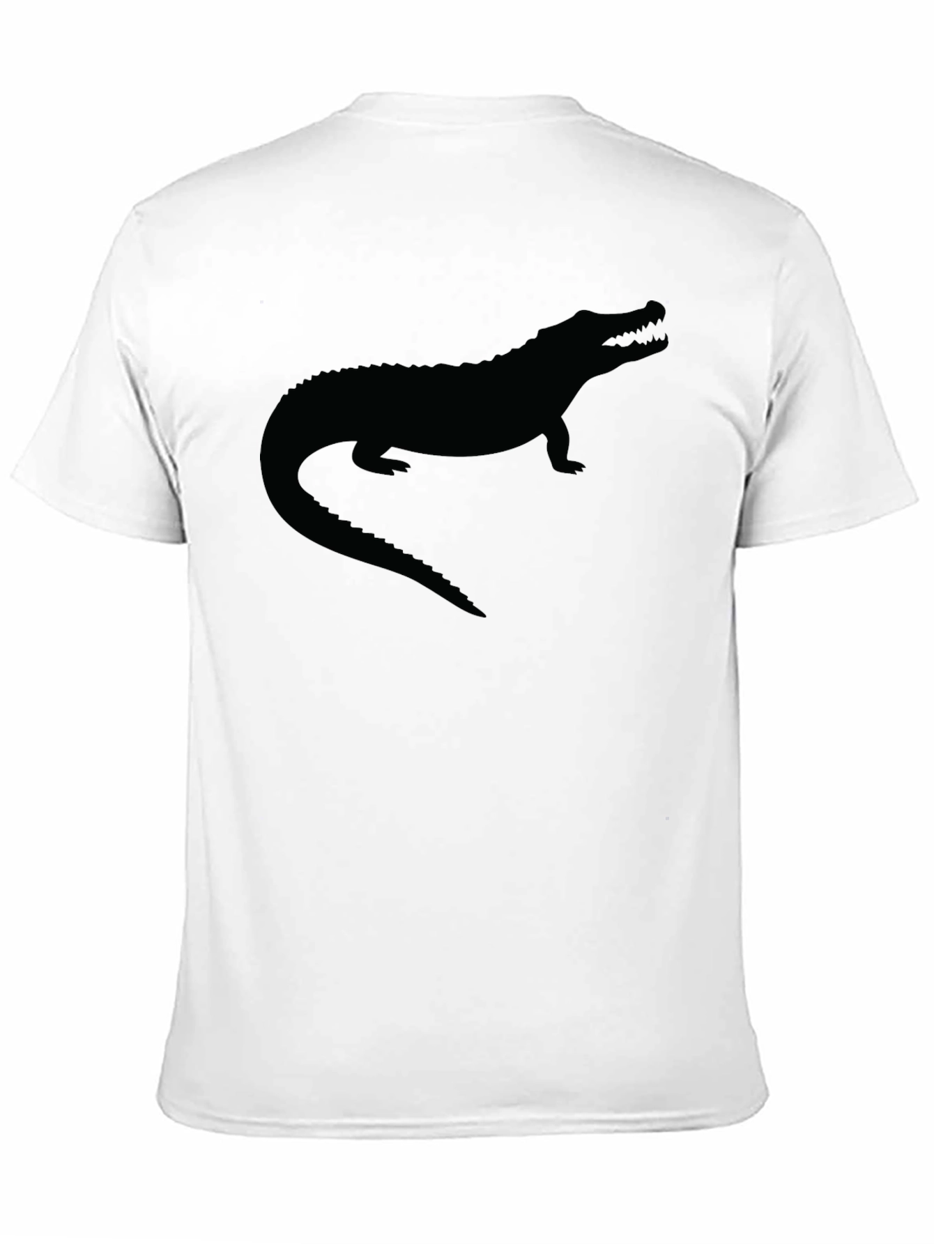 Alligator Silhouette Black T-Shirt