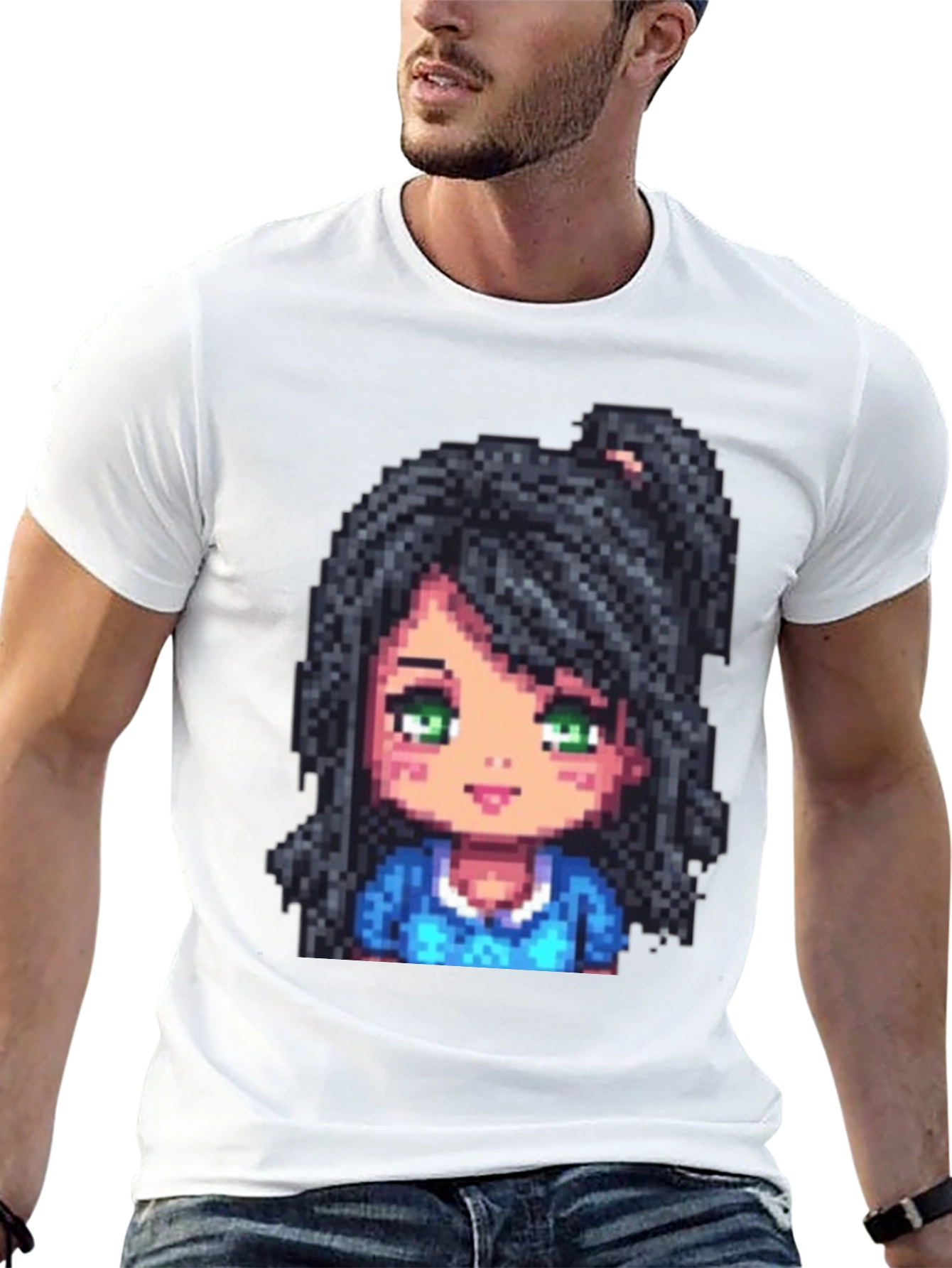 Stardew Valley Abigail Pixel Art T-Shirt