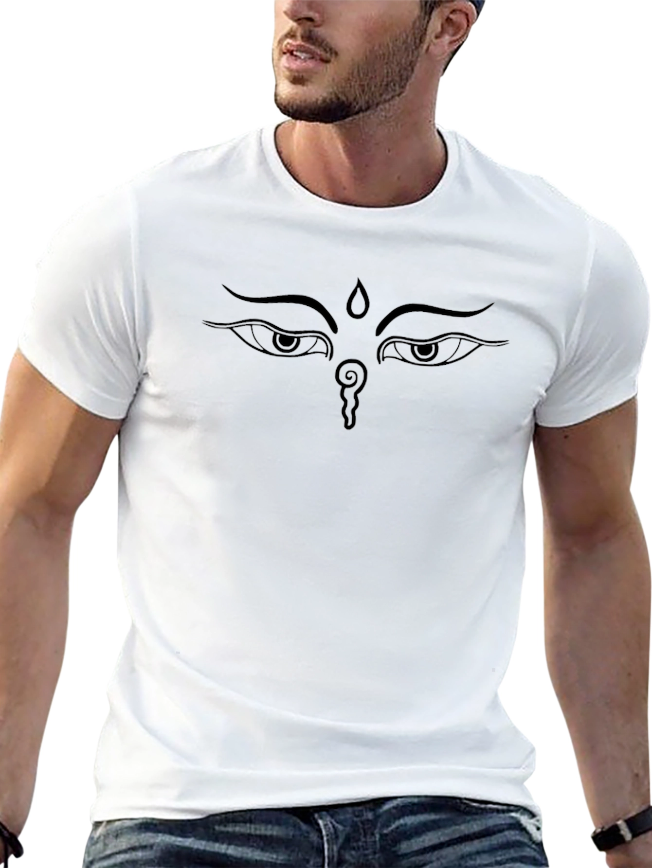 Black Buddha Eye Graphic Tee