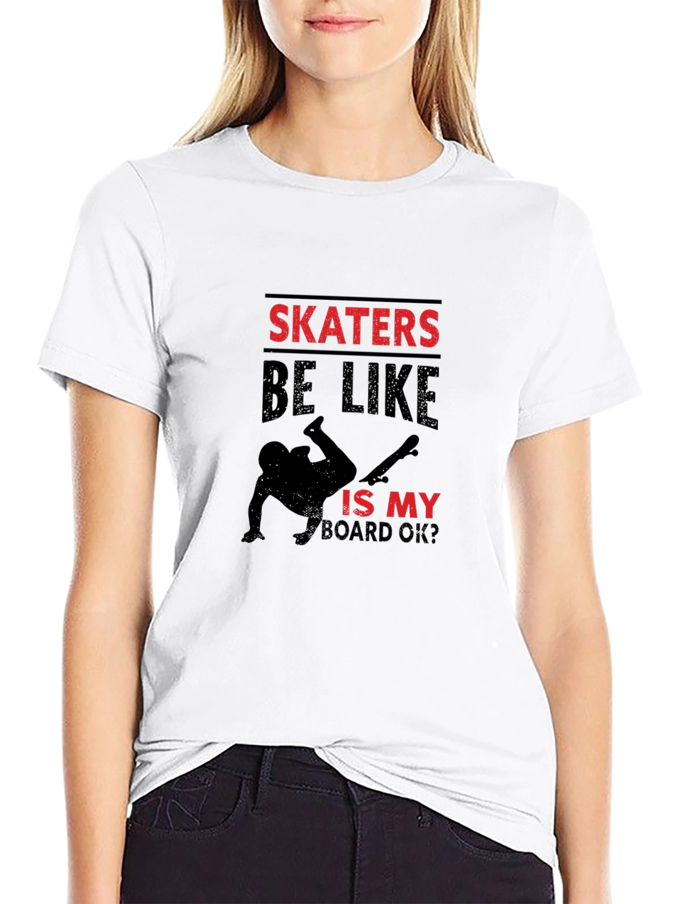 Skater T-Shirt: Is My Board OK? Graphic Tee