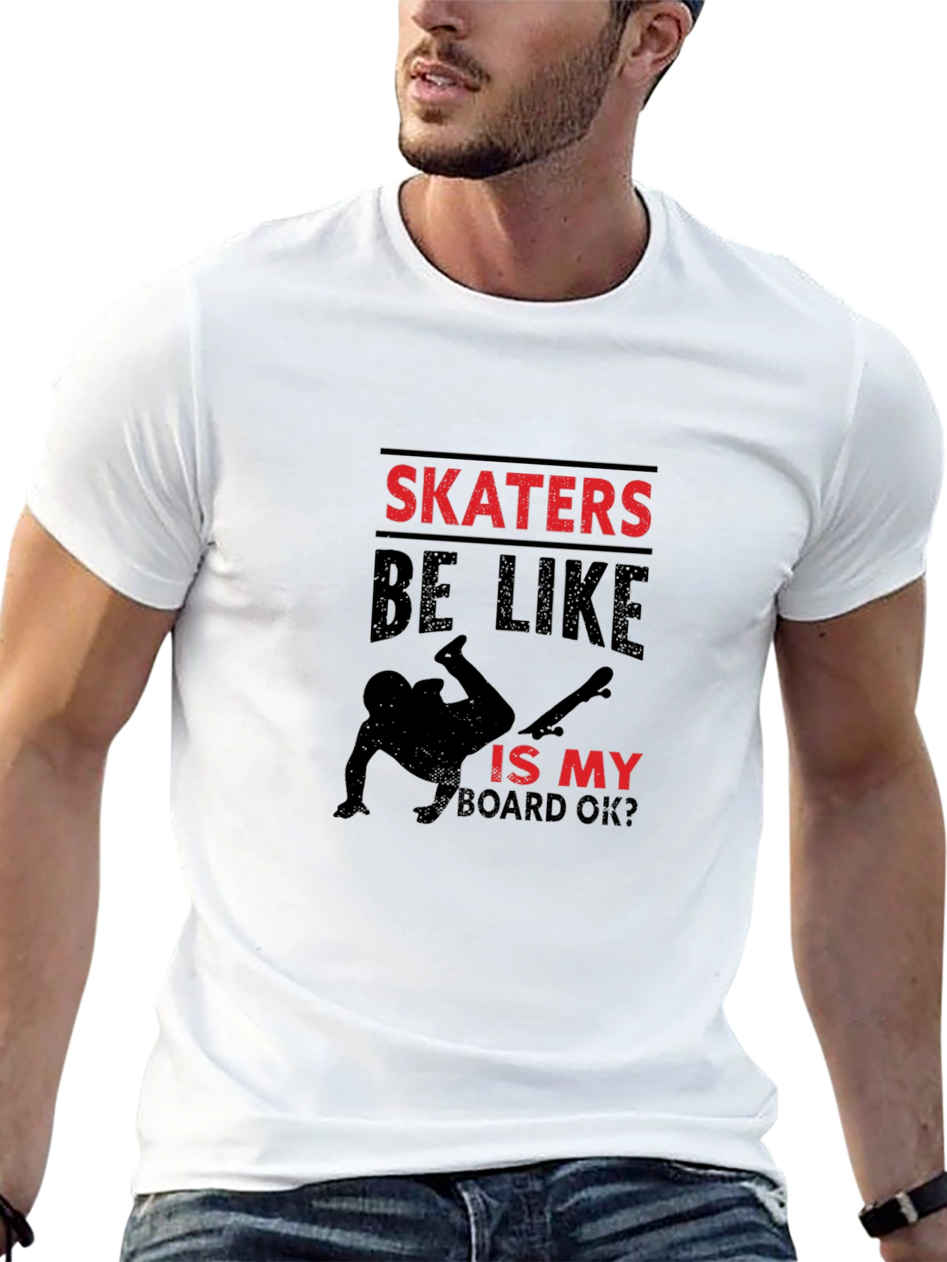 Skater T-Shirt: Is My Board OK? Graphic Tee