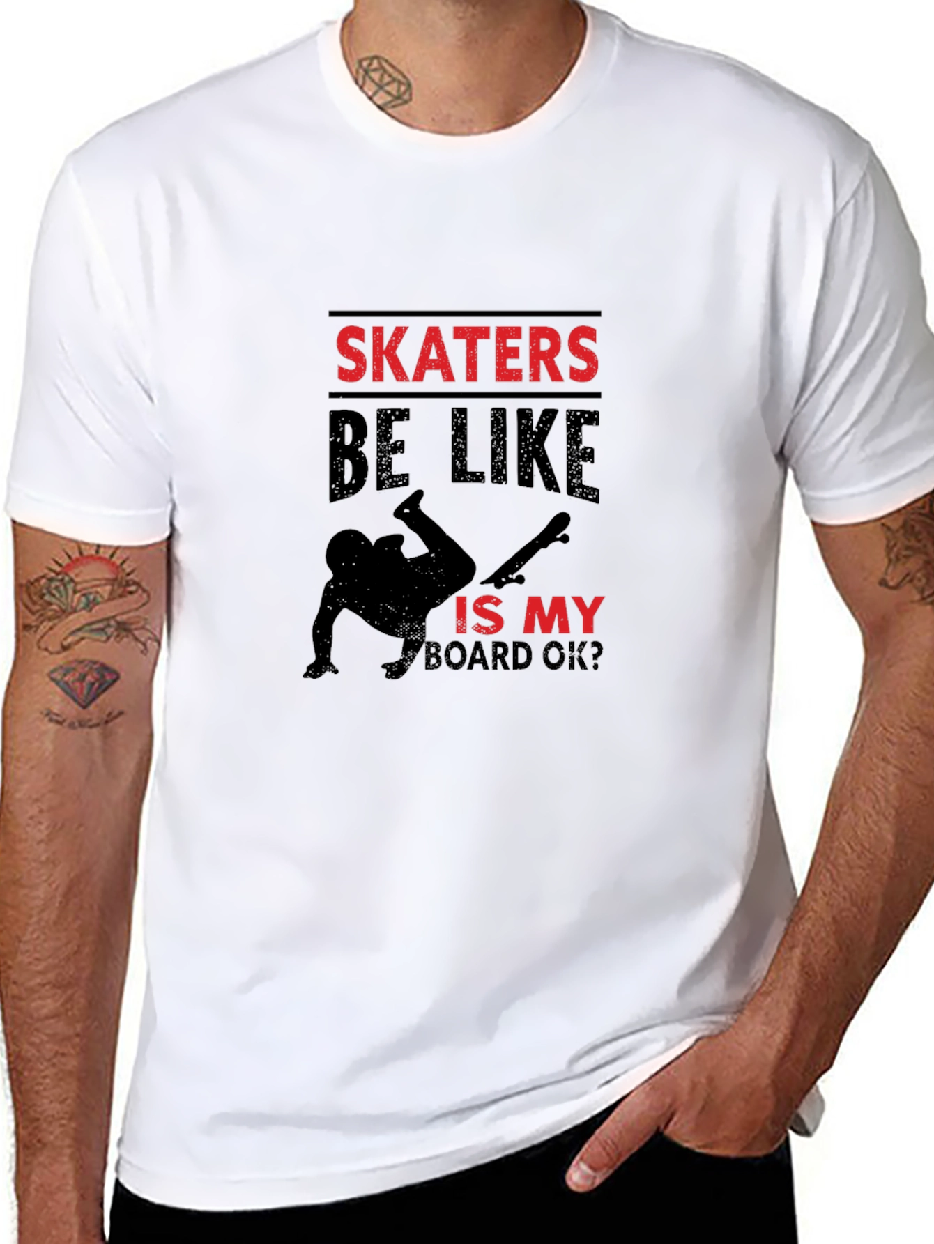 Skater T-Shirt: Is My Board OK? Graphic Tee