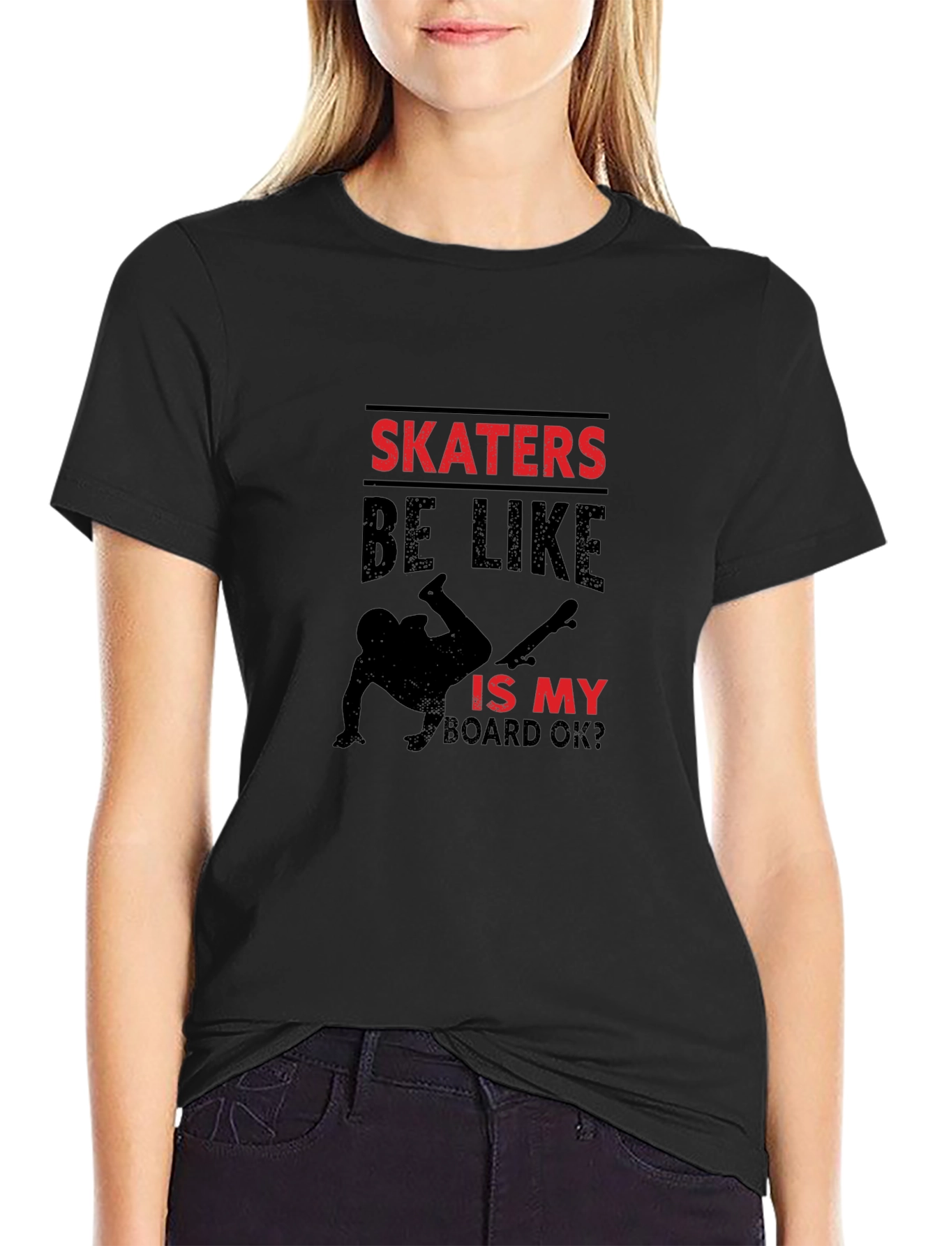 Skater T-Shirt: Is My Board OK? Graphic Tee