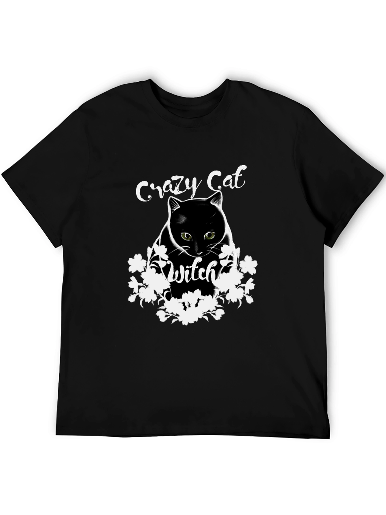 Crazy Cat Witch T-Shirt
