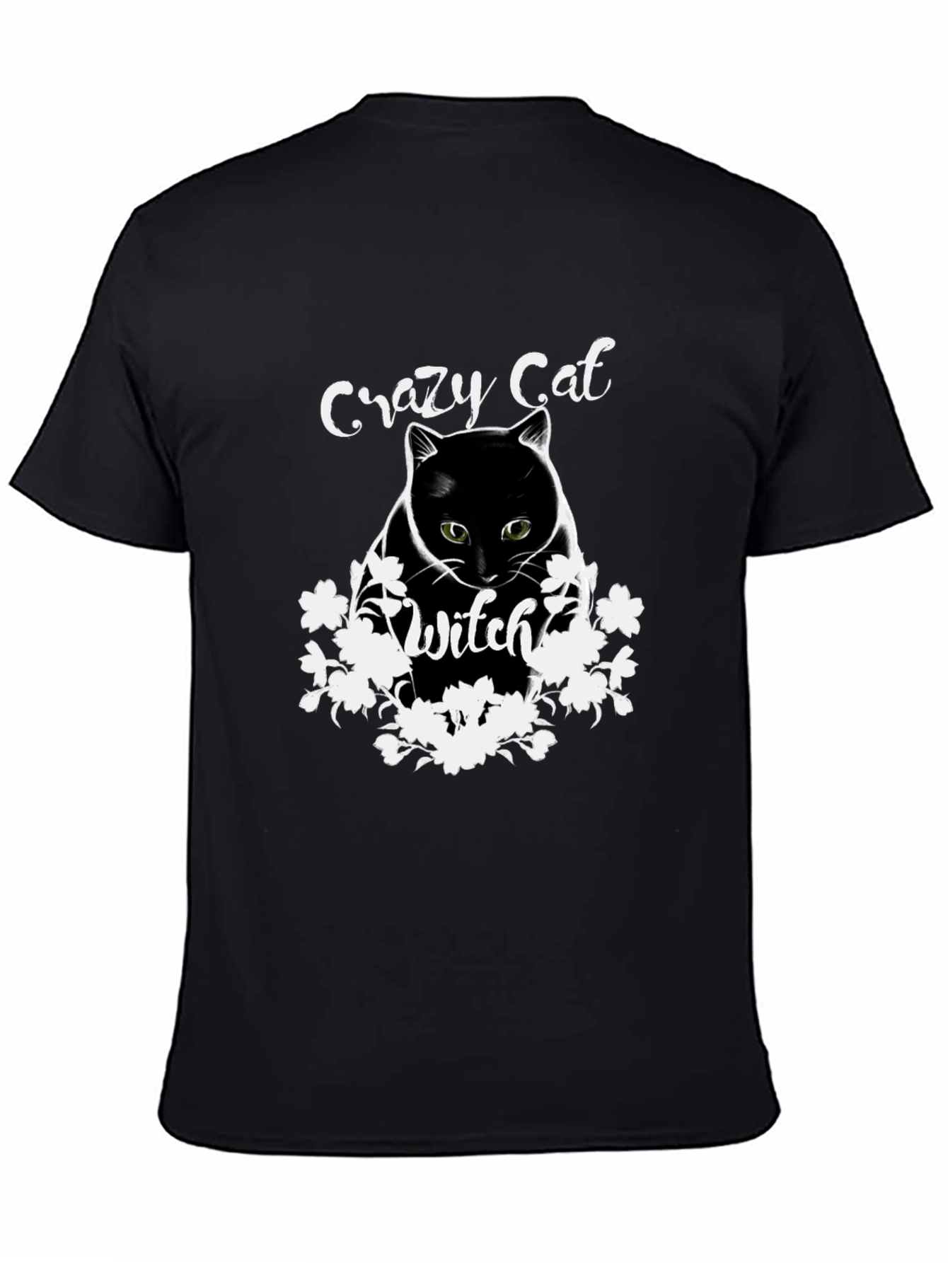 Crazy Cat Witch T-Shirt