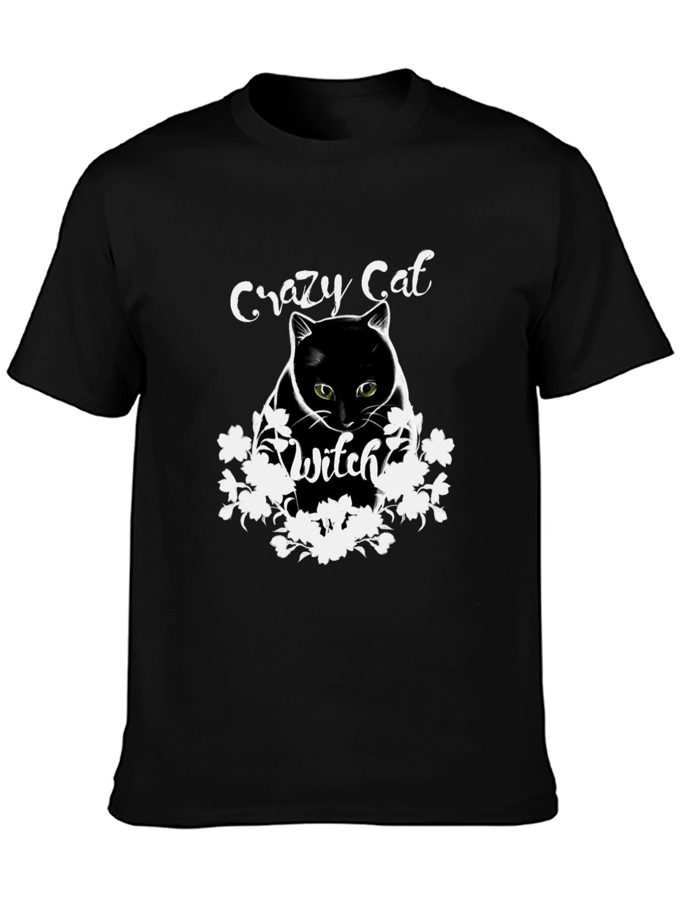 Crazy Cat Witch T-Shirt
