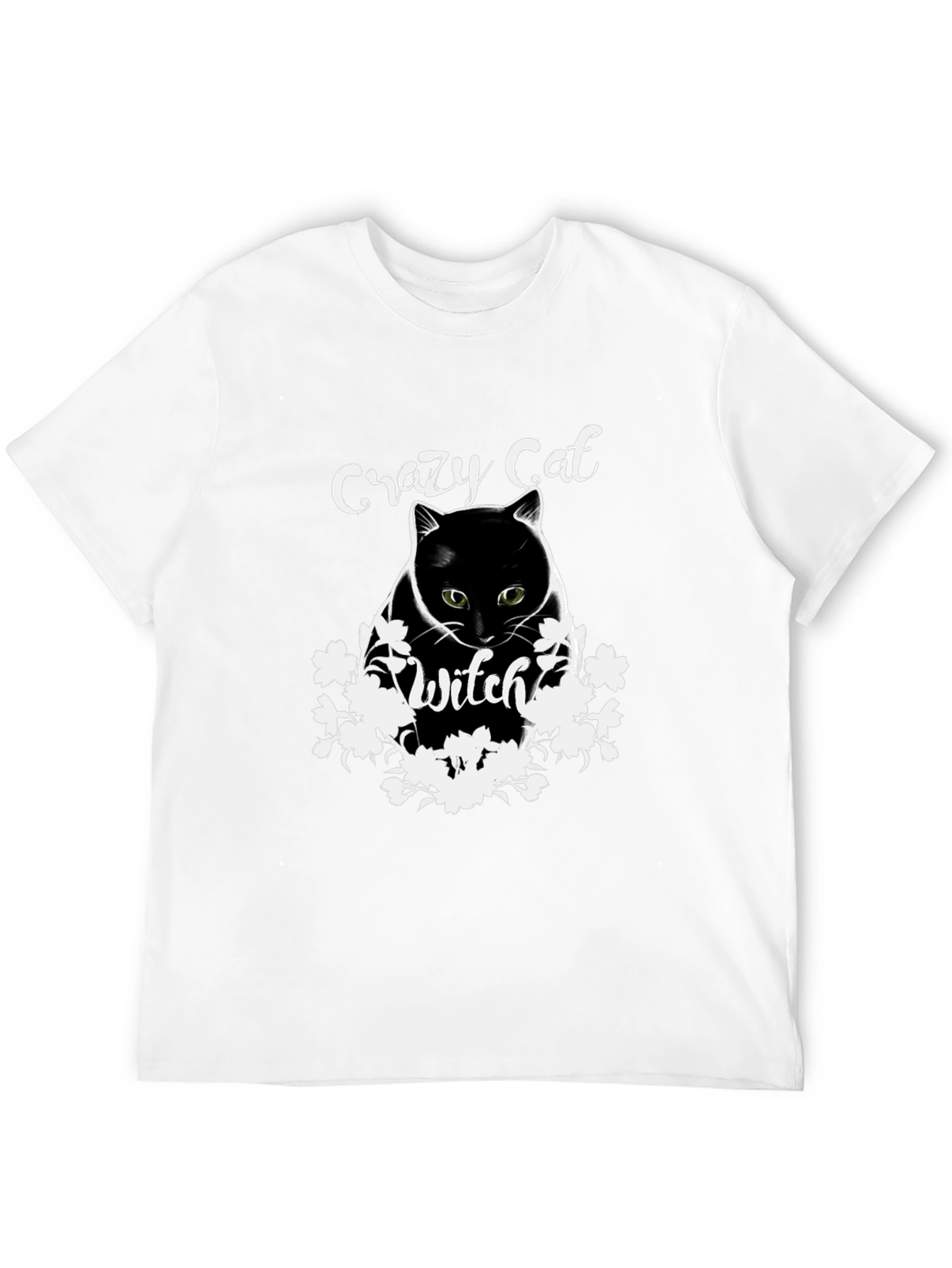 Crazy Cat Witch T-Shirt