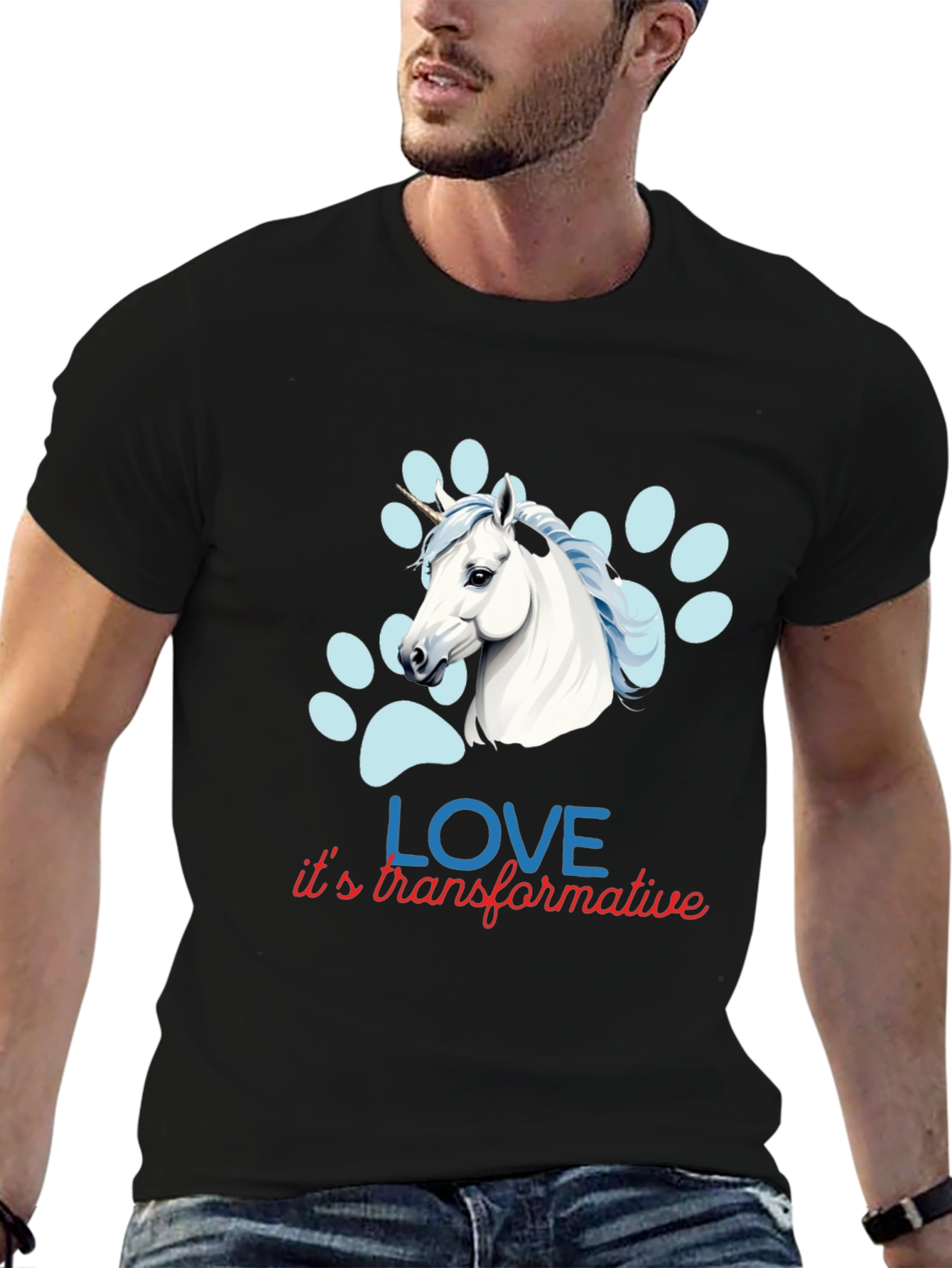 Unicorn Love Transformative Graphic Tee