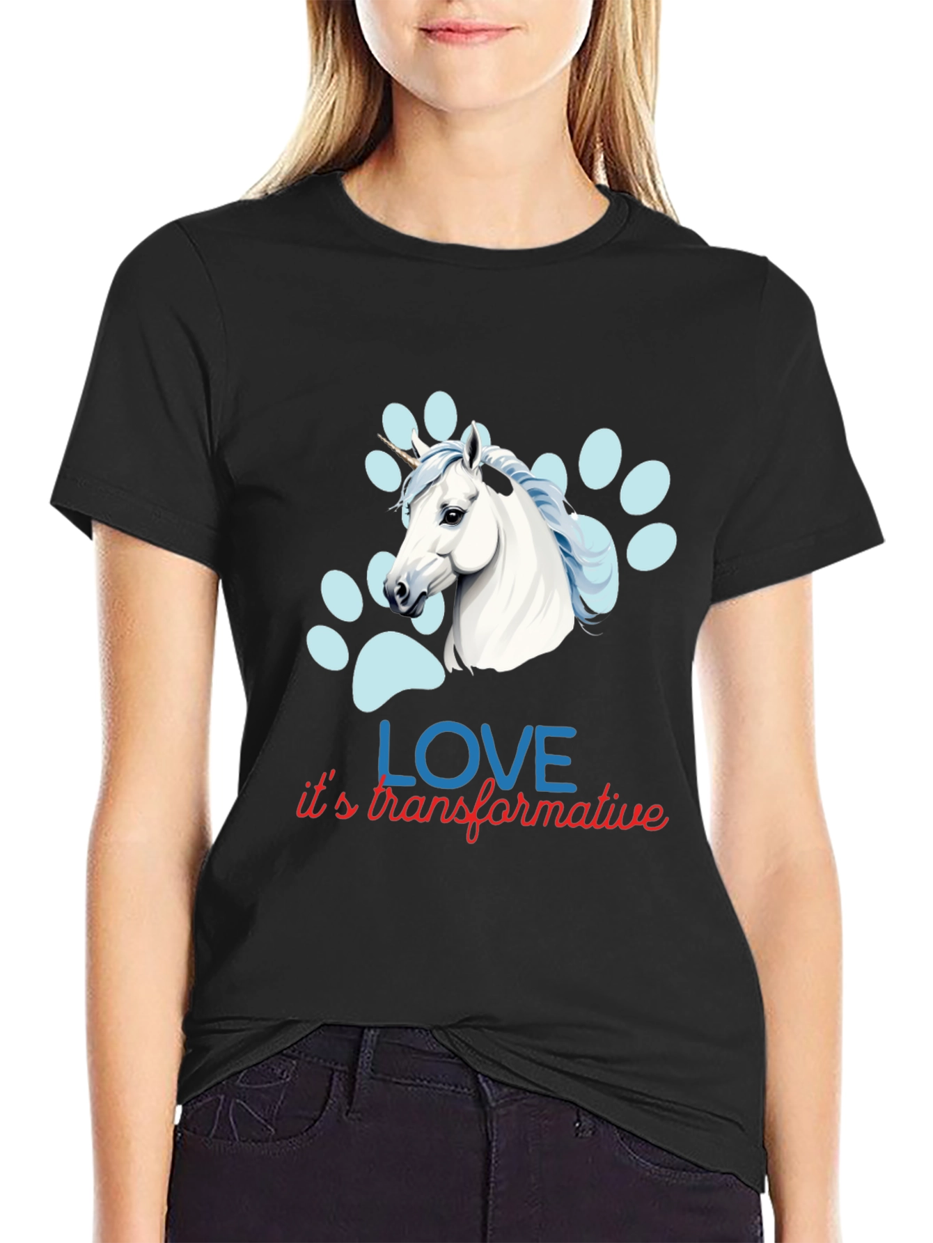 Unicorn Love Transformative Graphic Tee