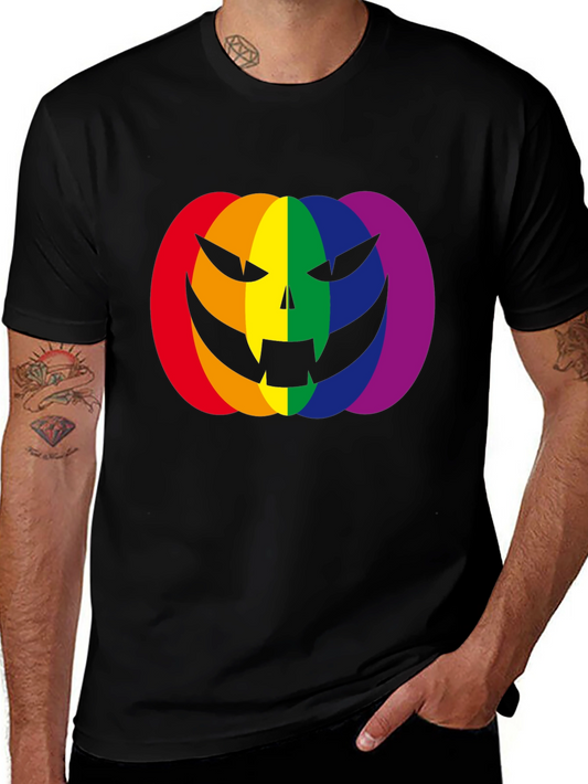 Rainbow Jack-O-Lantern Graphic Tee