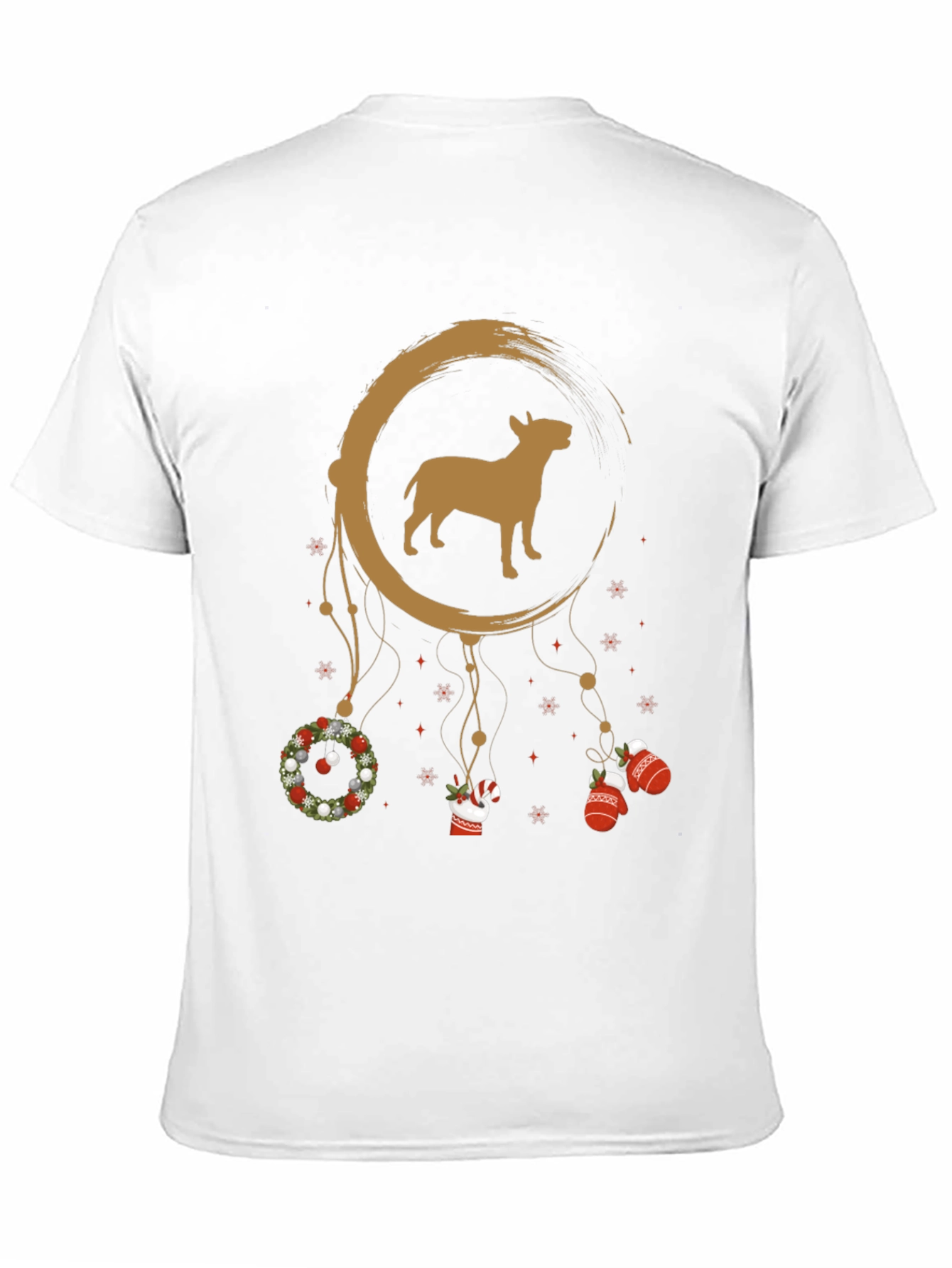 Bull Terrier Christmas Dreamcatcher T-Shirt