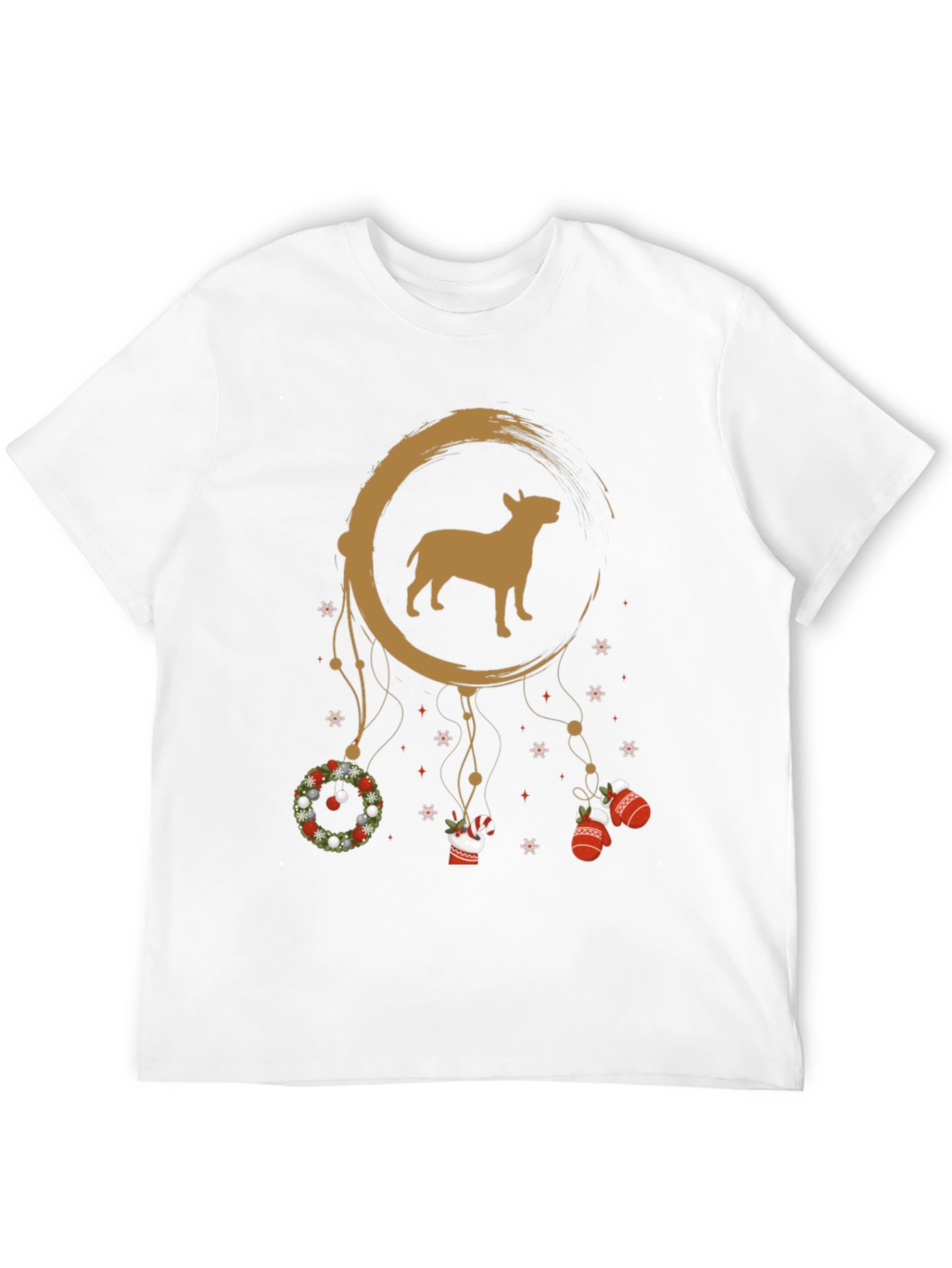 Bull Terrier Christmas Dreamcatcher T-Shirt